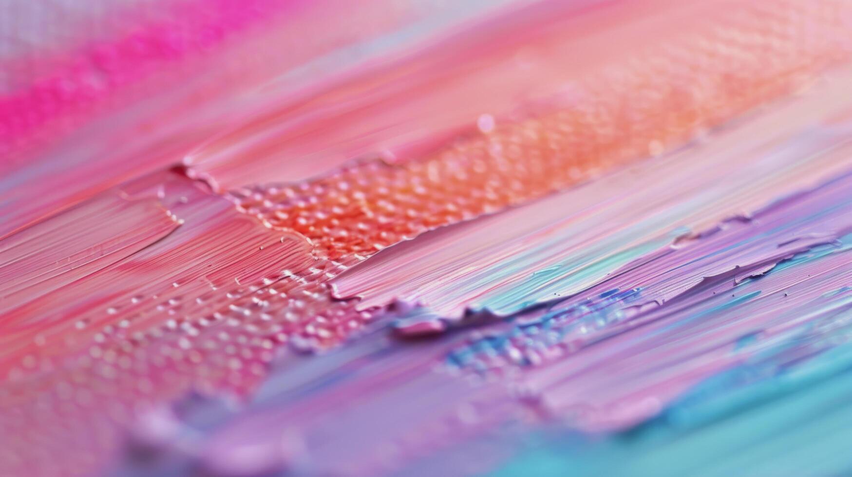 Abstract Colorful Texture Created With Acrylic Paint on Canvas photo