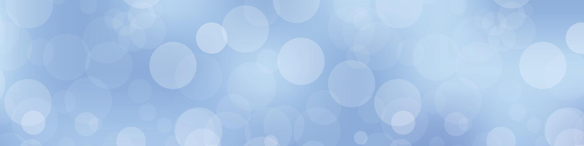 Abstract circle bokeh background. Smooth soft blue blur effect background. Blue light color gradient. illustration vector