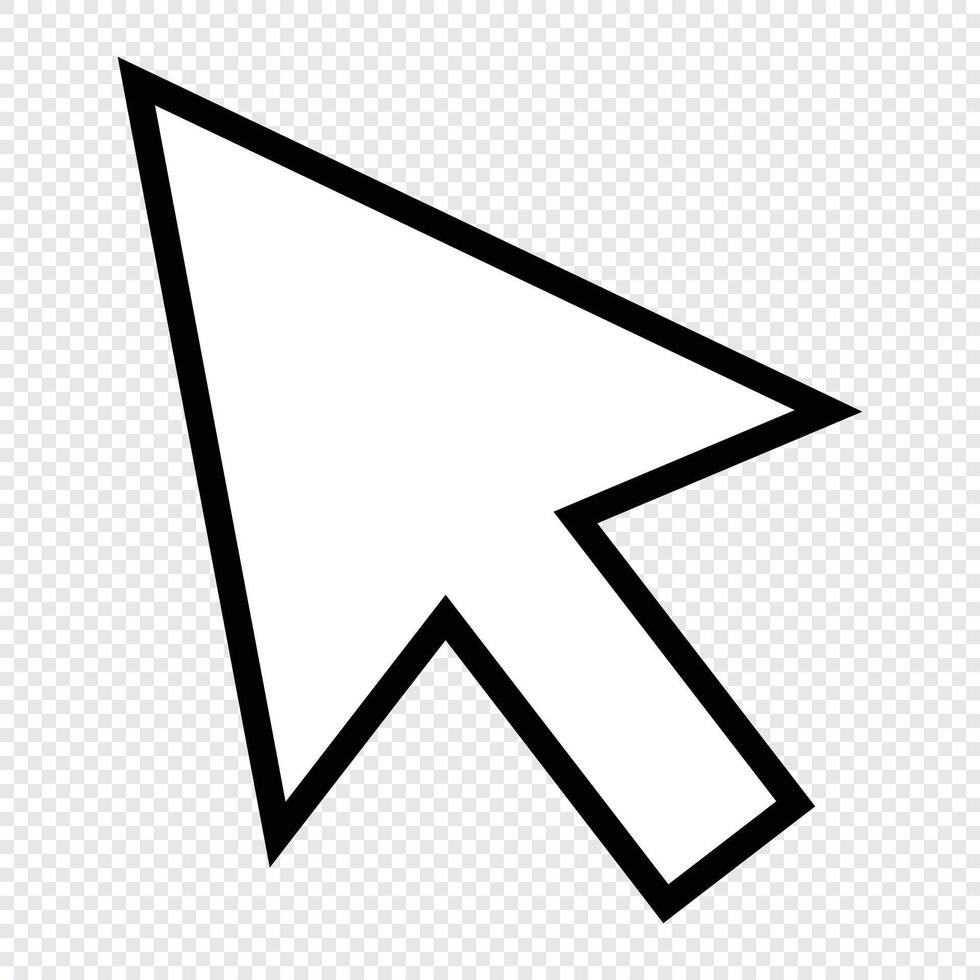 Computer mouse click pointer cursor arrow. Mouse cursor arrow. Cursor icon vector