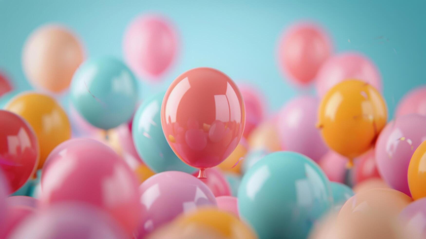 Colorful Balloons in a Lively Gathering for a Celebratory Event photo