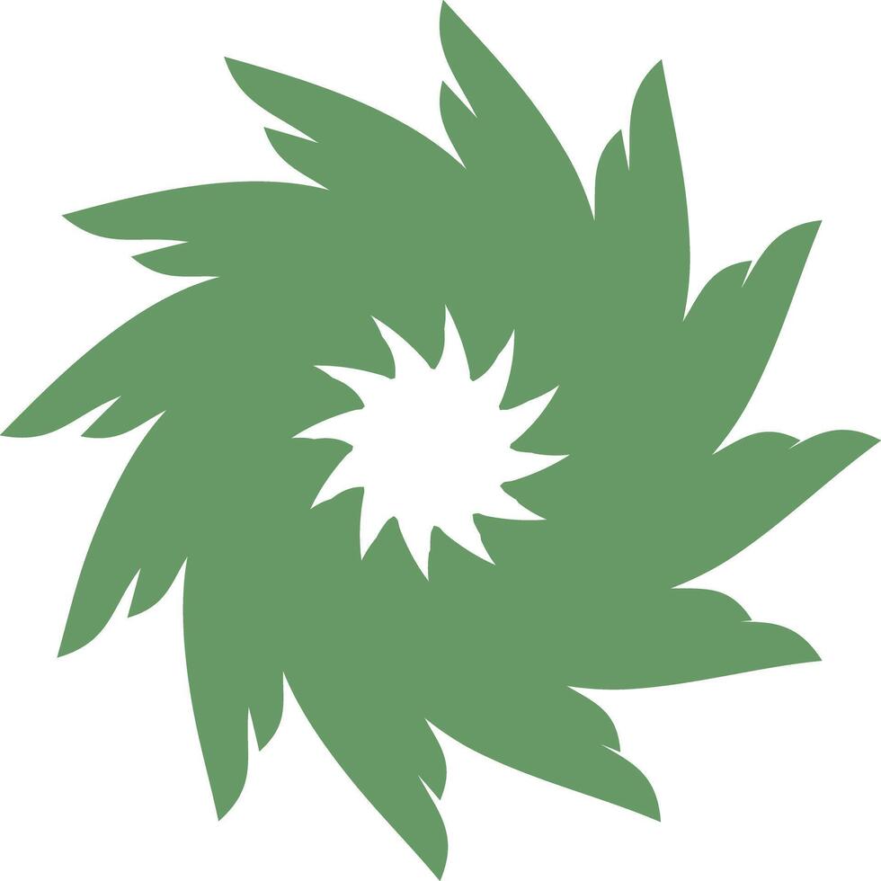 Logo wings circular vector