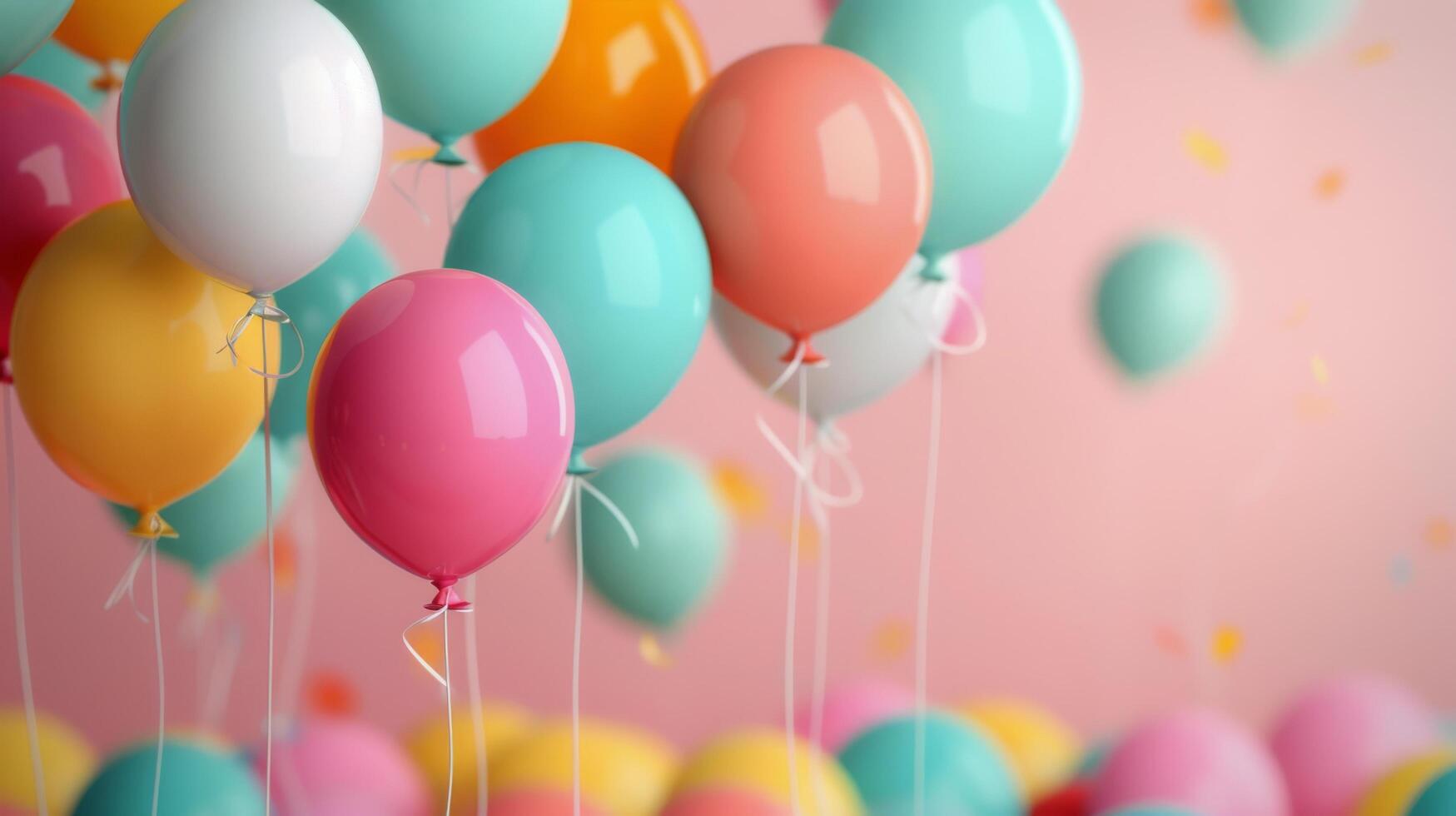Colorful Balloons in a Lively Gathering for a Celebratory Event photo