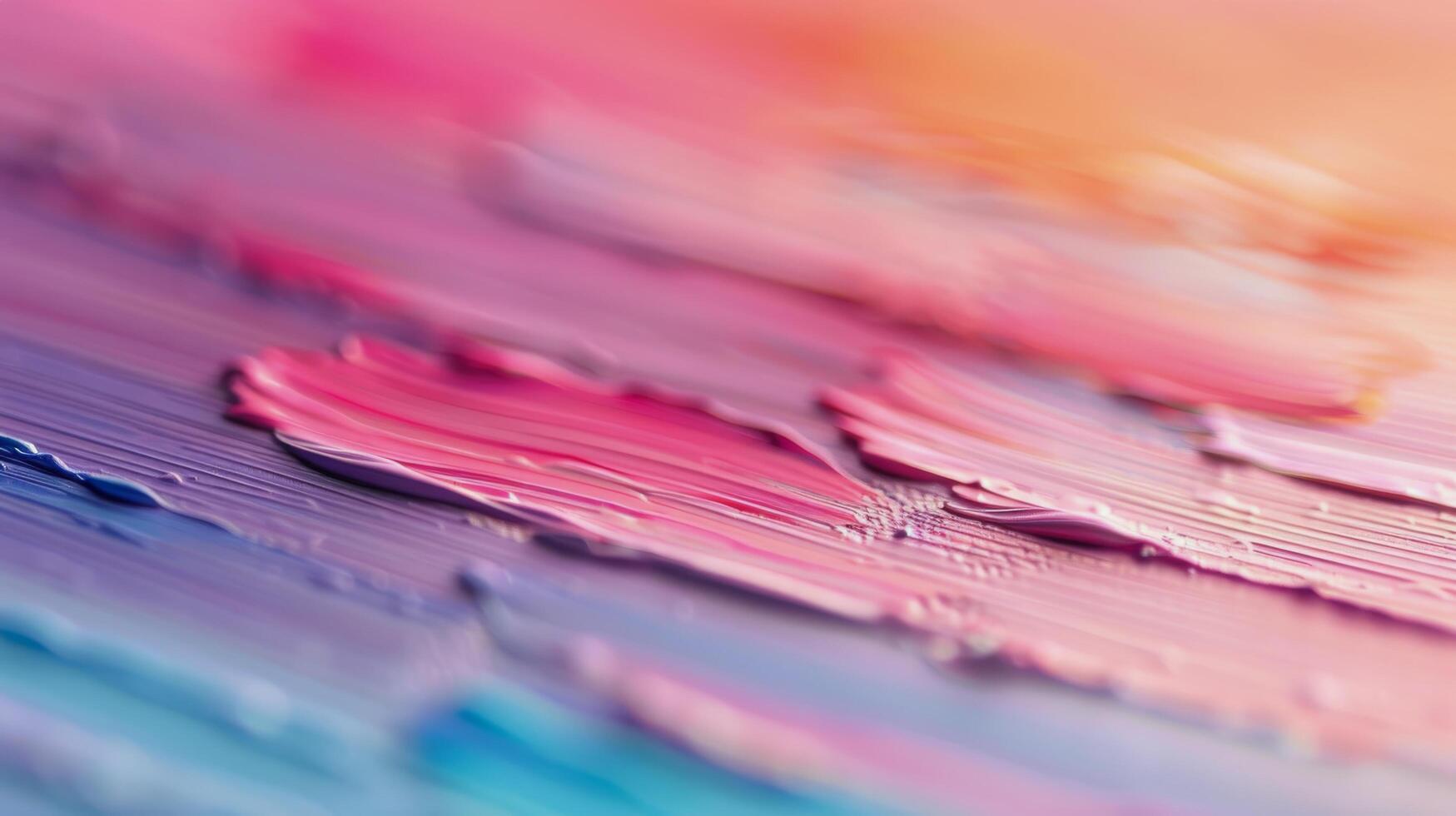 Abstract Colorful Texture Created With Acrylic Paint on Canvas photo