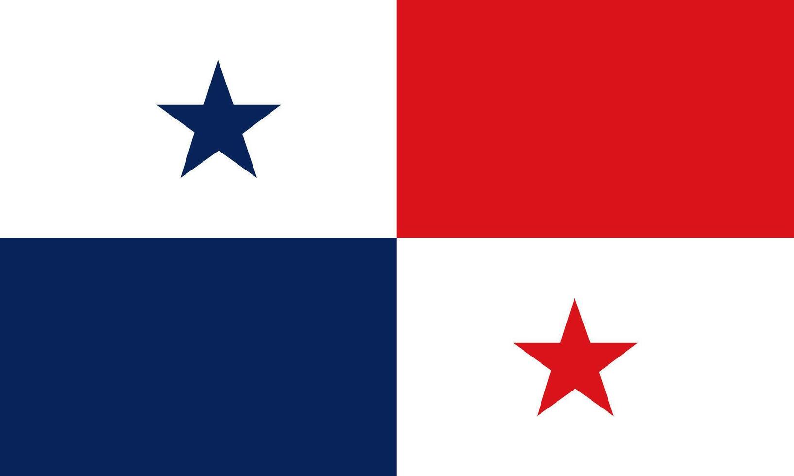 Panama flag national material design vector