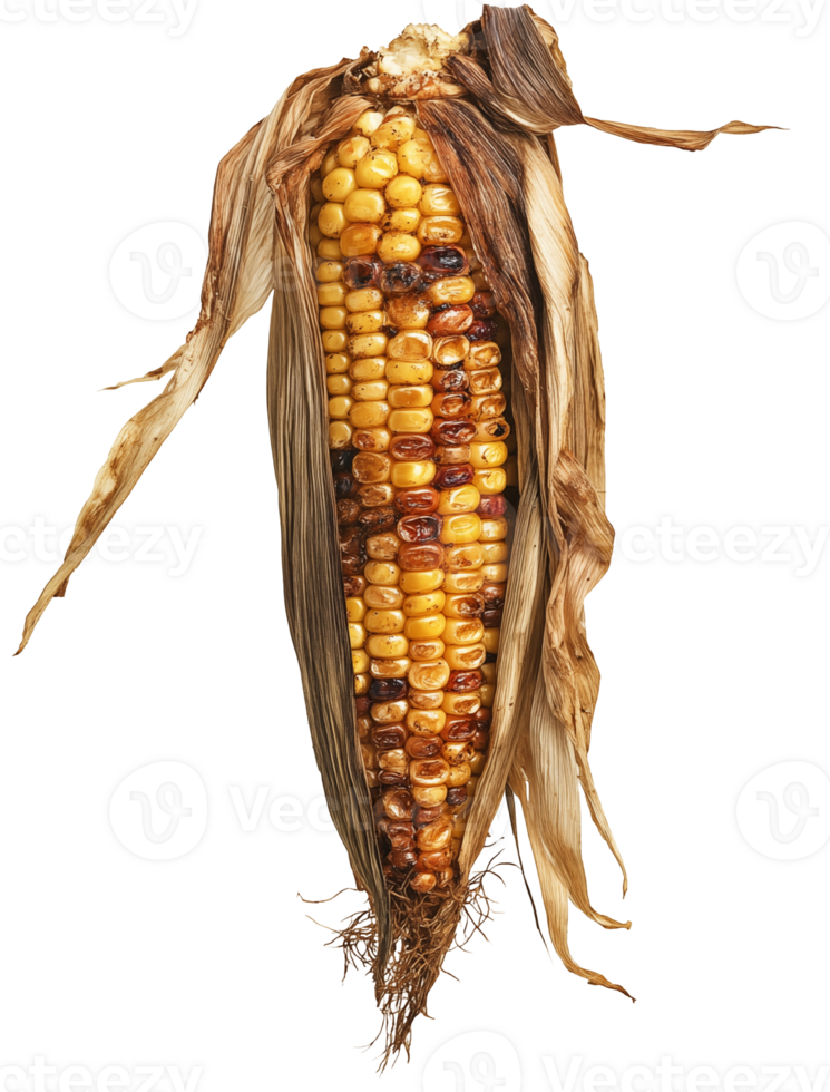 rotten baby corn on isolated background png