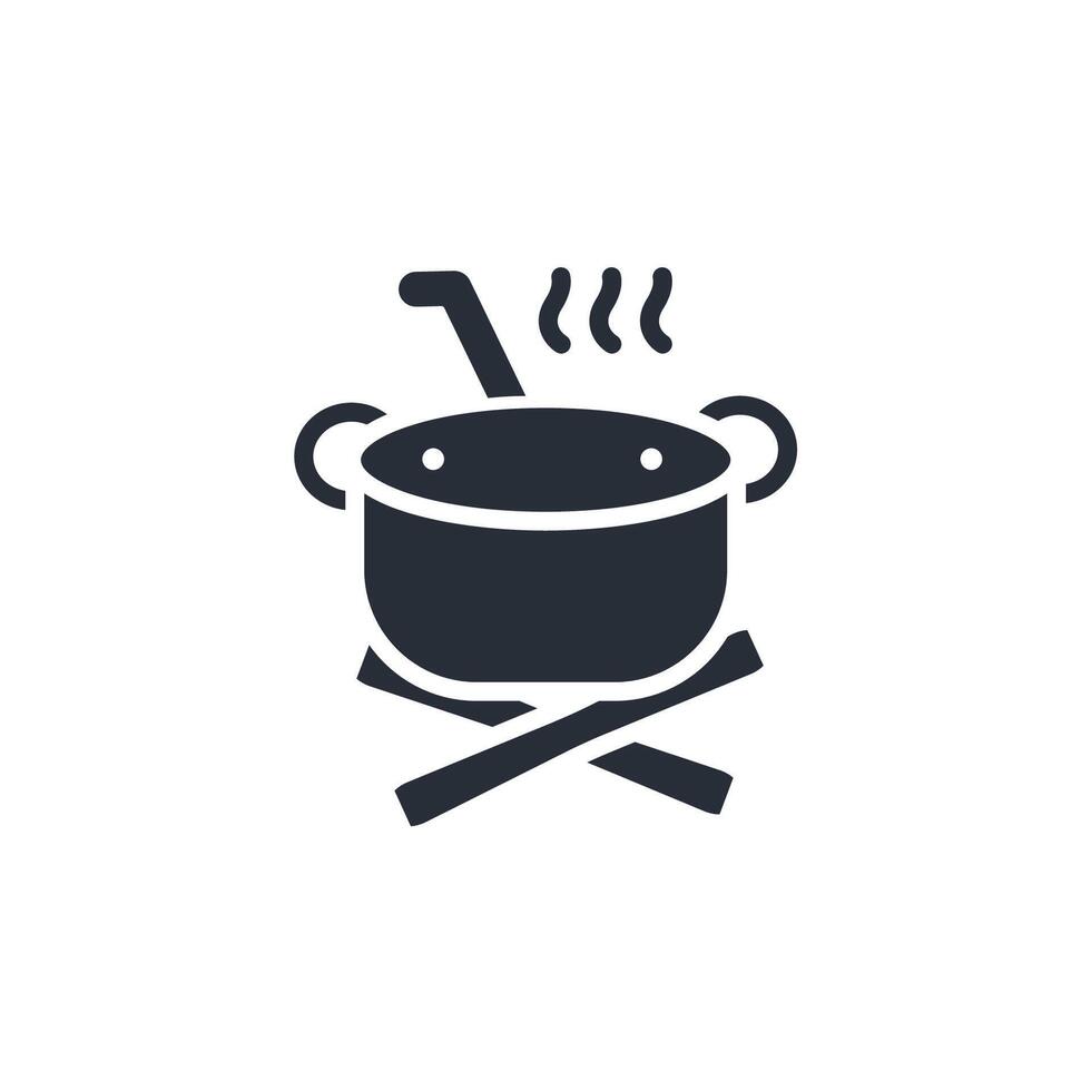 Cooking icon. .Editable stroke.linear style sign for use web design,logo.Symbol illustration. vector