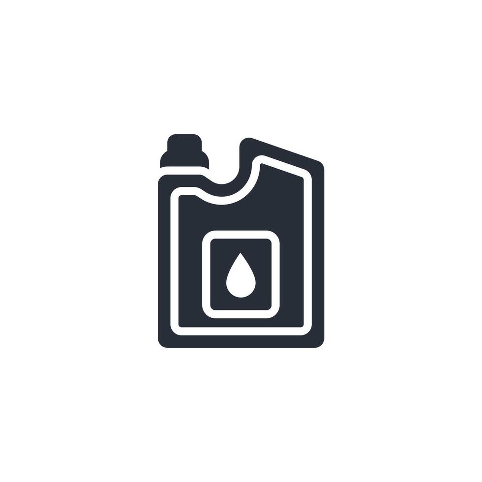 jerrycan icon. .Editable stroke.linear style sign for use web design,logo.Symbol illustration. vector
