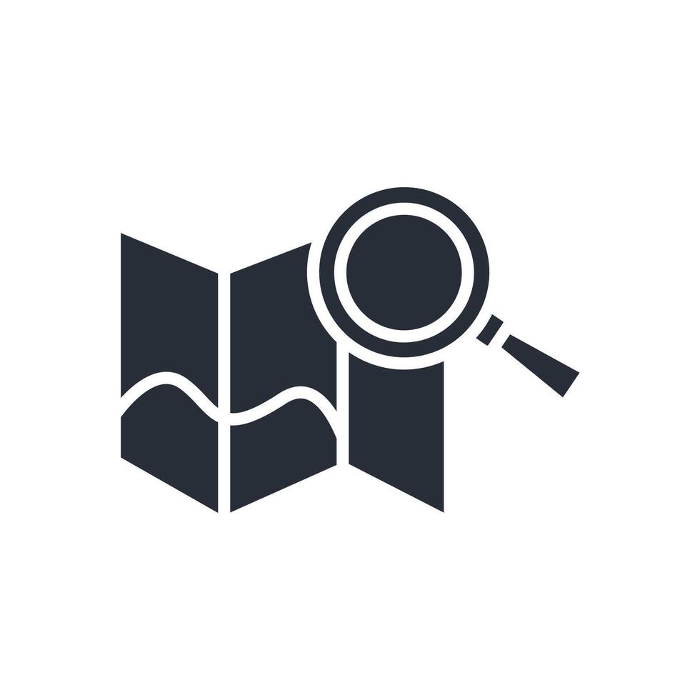 map icon. .Editable stroke.linear style sign for use web design,logo.Symbol illustration. vector
