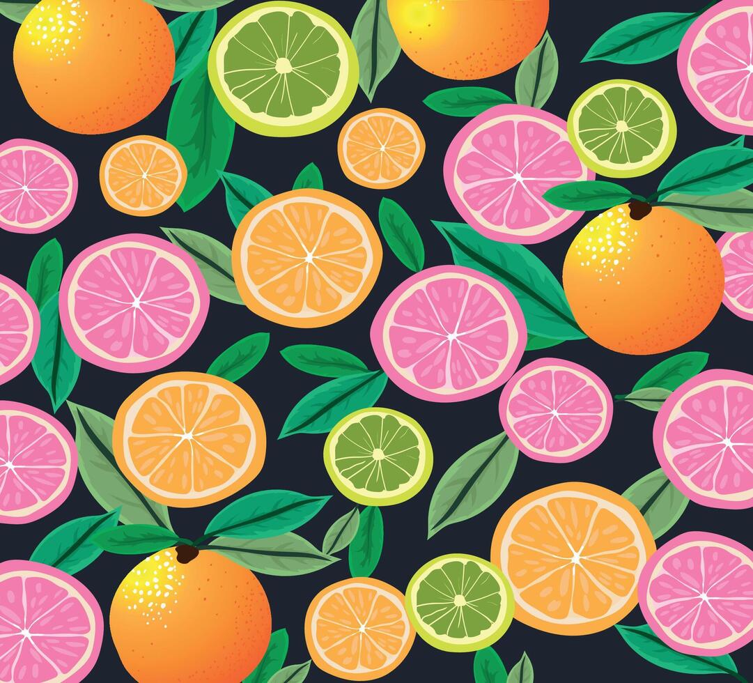 Colourful Fruity Background vector