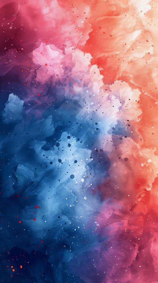 Colorful Space Filled With Stars photo