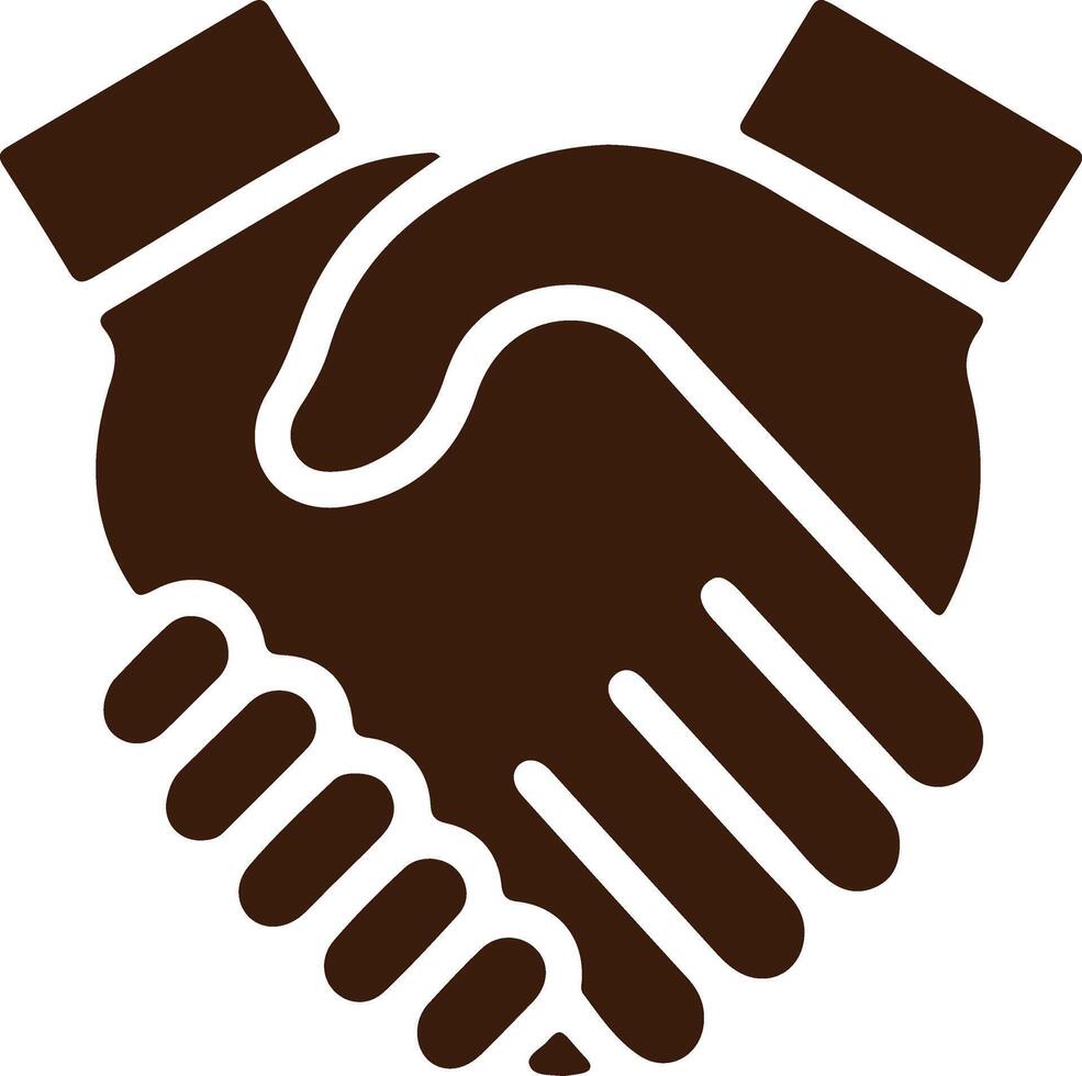 Business agreement partnership handshake vector