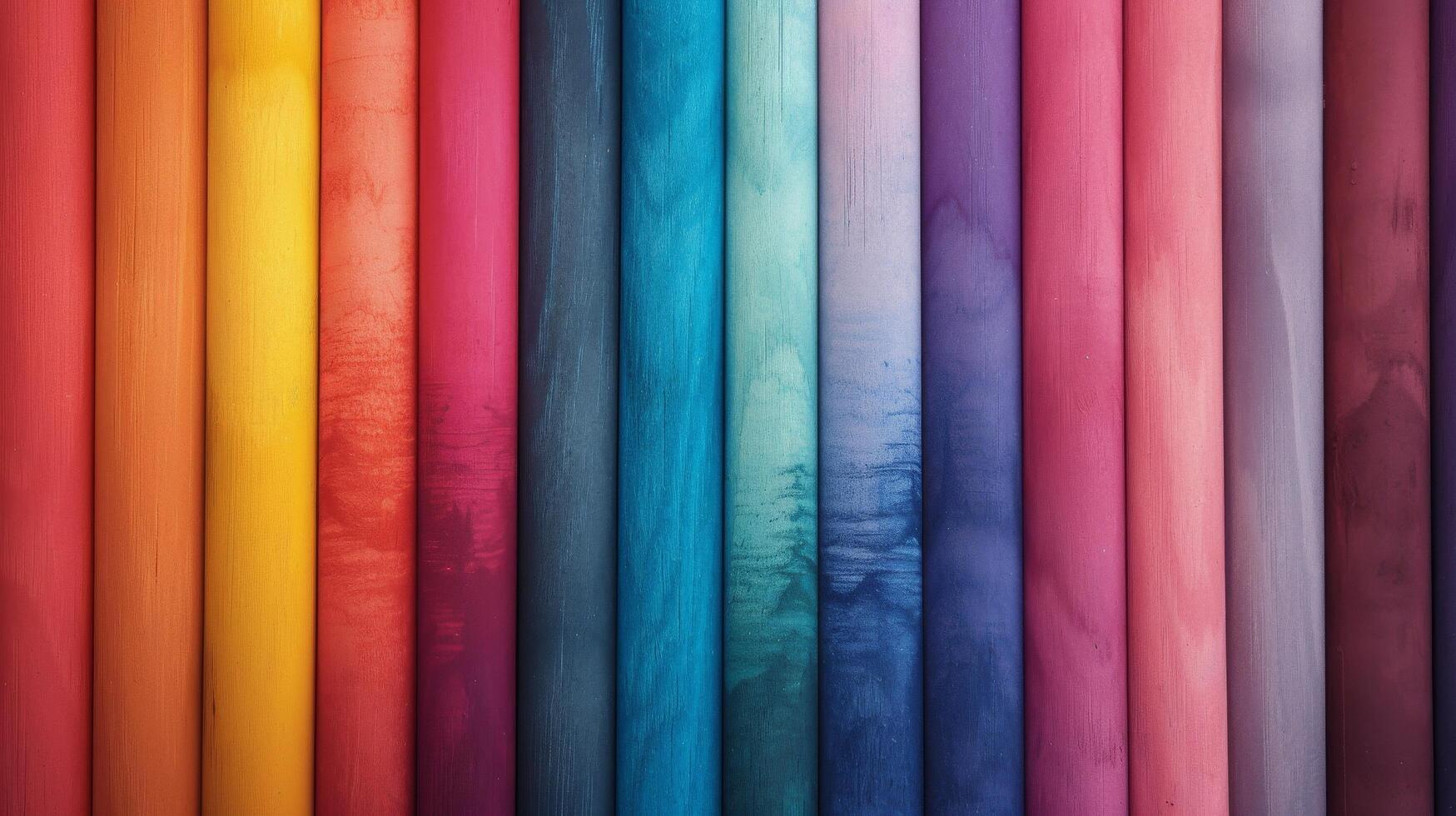 Colorful Glitter Markers Displayed Against a Bright, Blurred Background photo