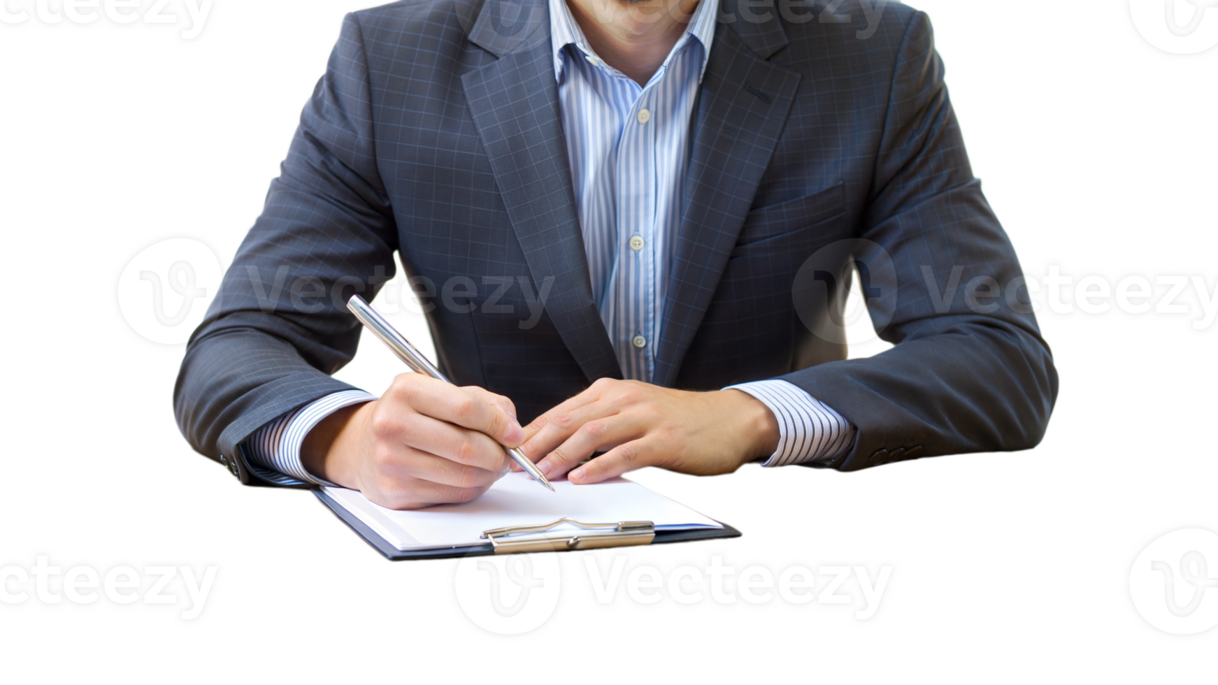 professional man signing paperwork transparent png