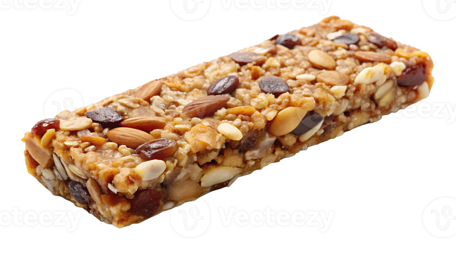 granola bar with nuts and chocolate chips transparent png