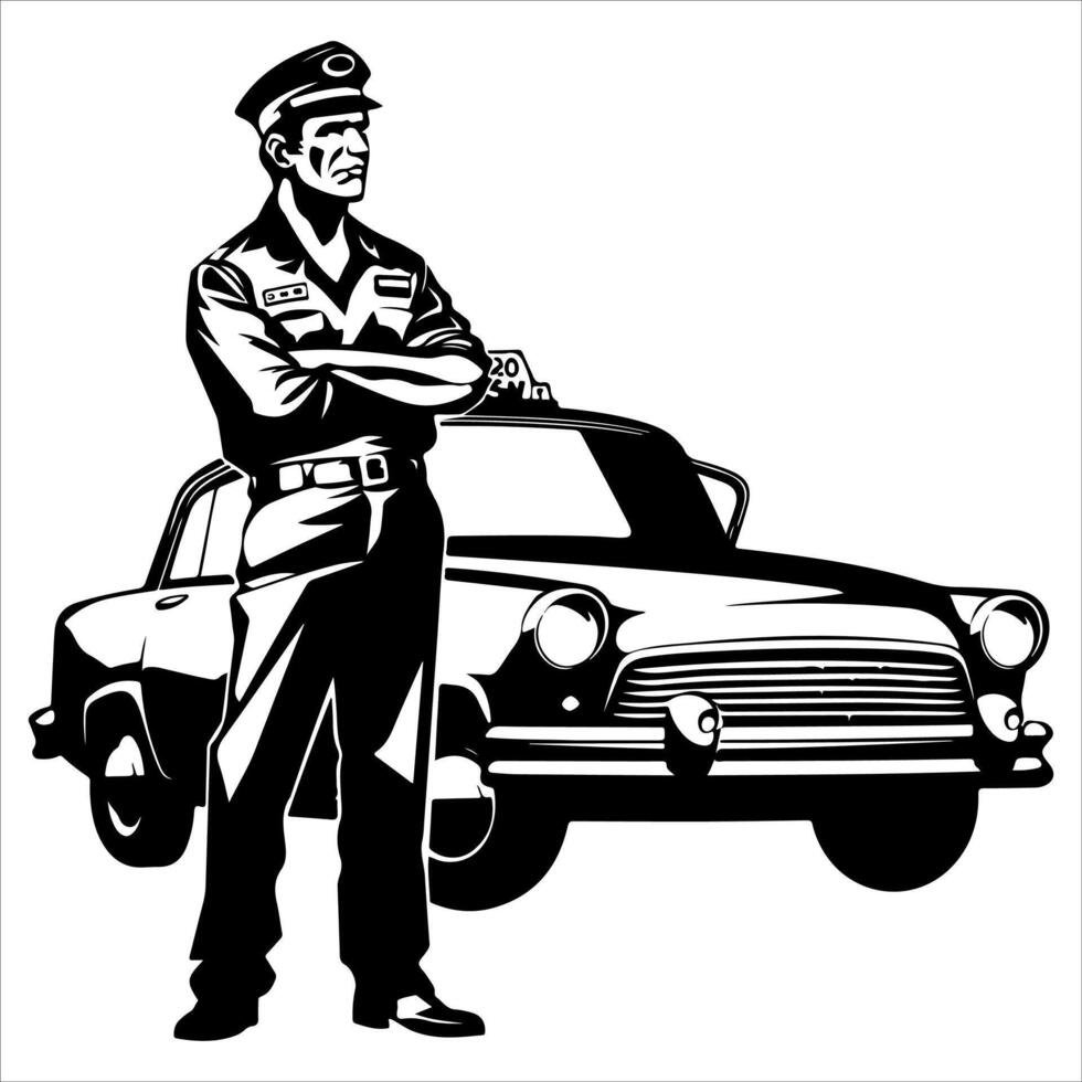 People silhouette black art vector