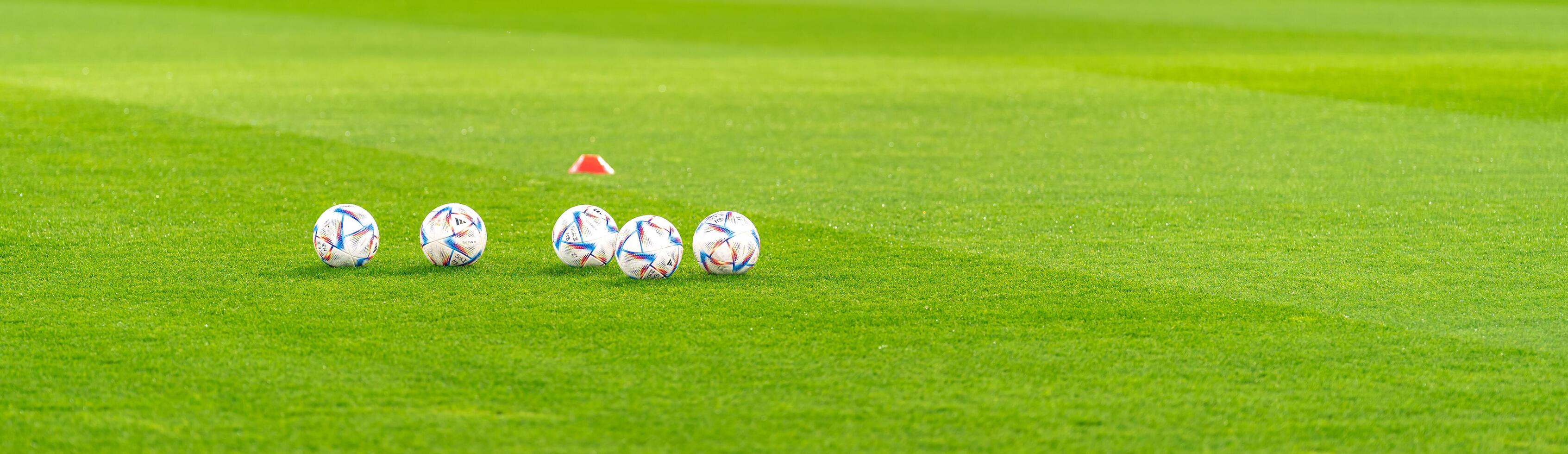 Rapid stadium Wien, Austria - February 24, 2023. soccer ball on the field, Austrian second league photo