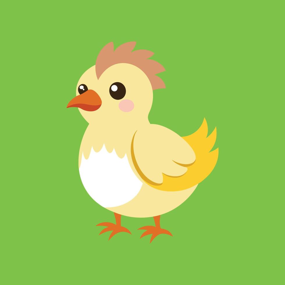 Chick illustration for your design, cartoon, art, vector