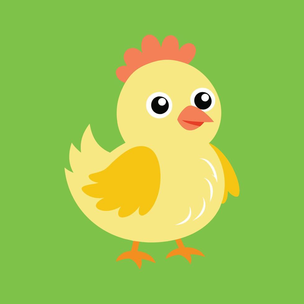 Chick illustration for your design, cartoon, art, vector