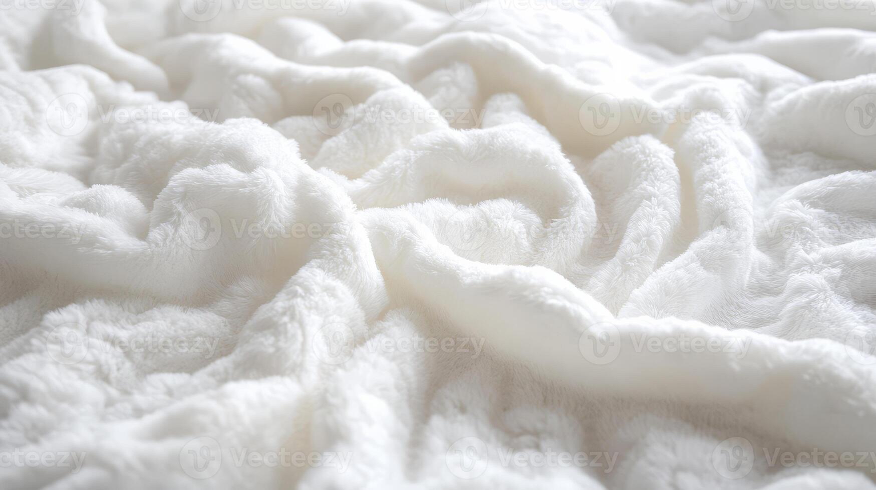 Soft, textured blanket rests gently, inviting comfort and warmth into the space photo