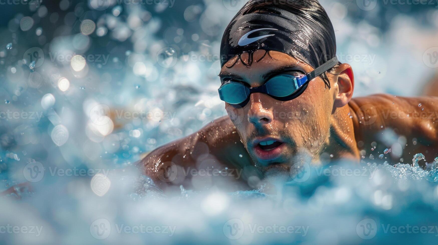 Swimmer Olympic swimming competition. photo