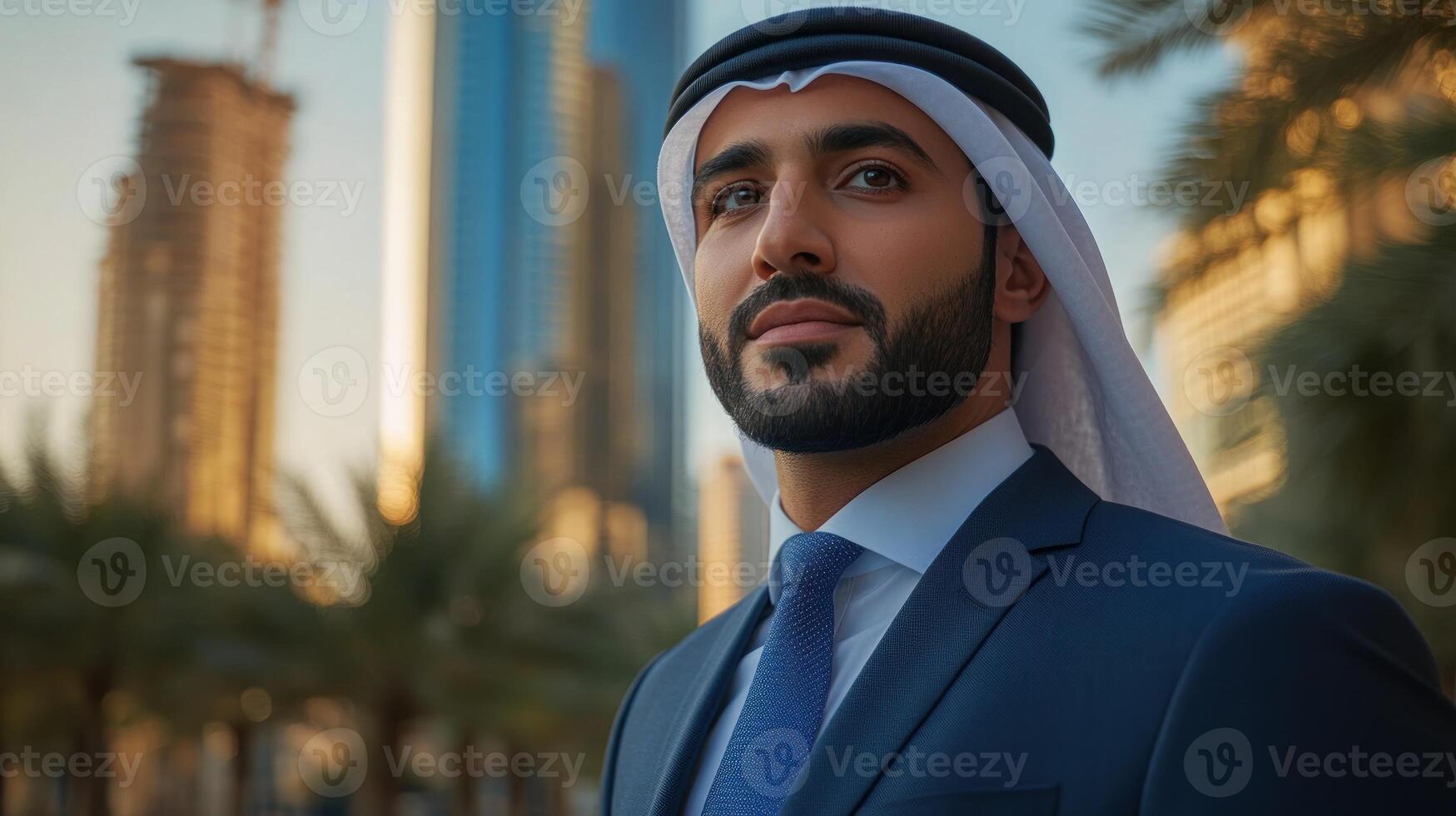 A business consultant who is setting up a business in Dubai. photo