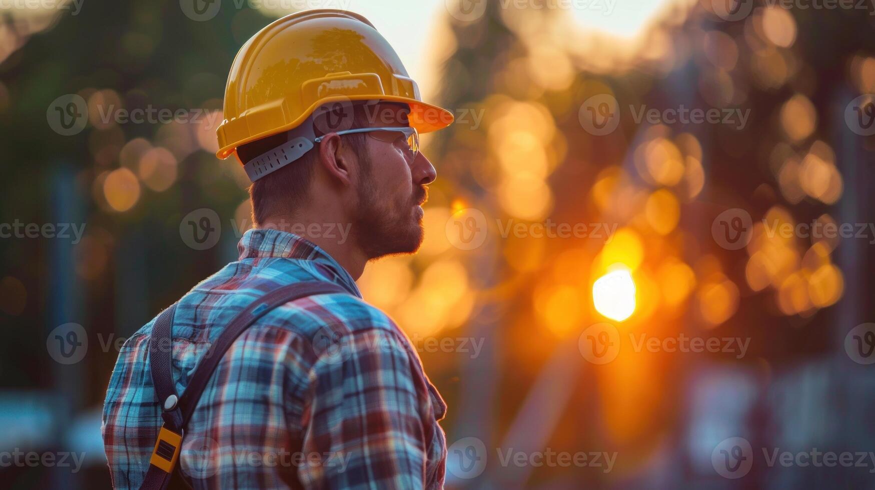 International Labor day banner background. photo