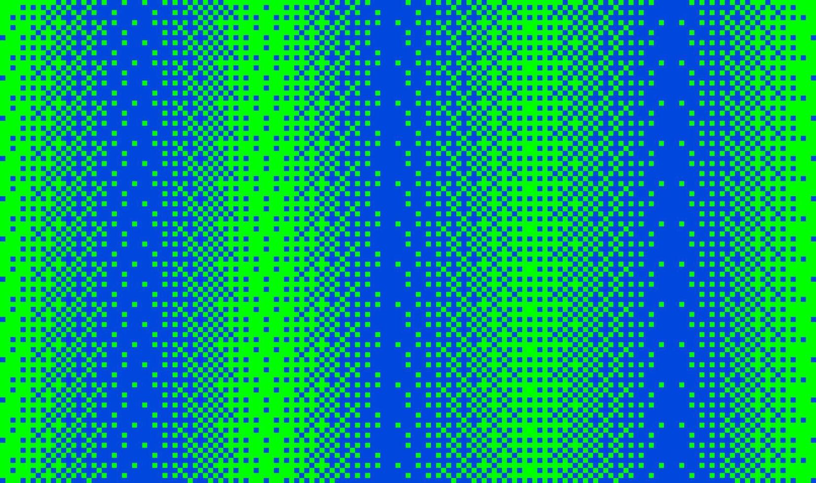 Dither Pattern Bitmap Texture Halftone Gradient Striped Abstract Background. Interference Green Glitch Screen With Flicker Pixels Effect Wide Wallpaper. Retro 8 Bit Pixel Art Abstraction. vector
