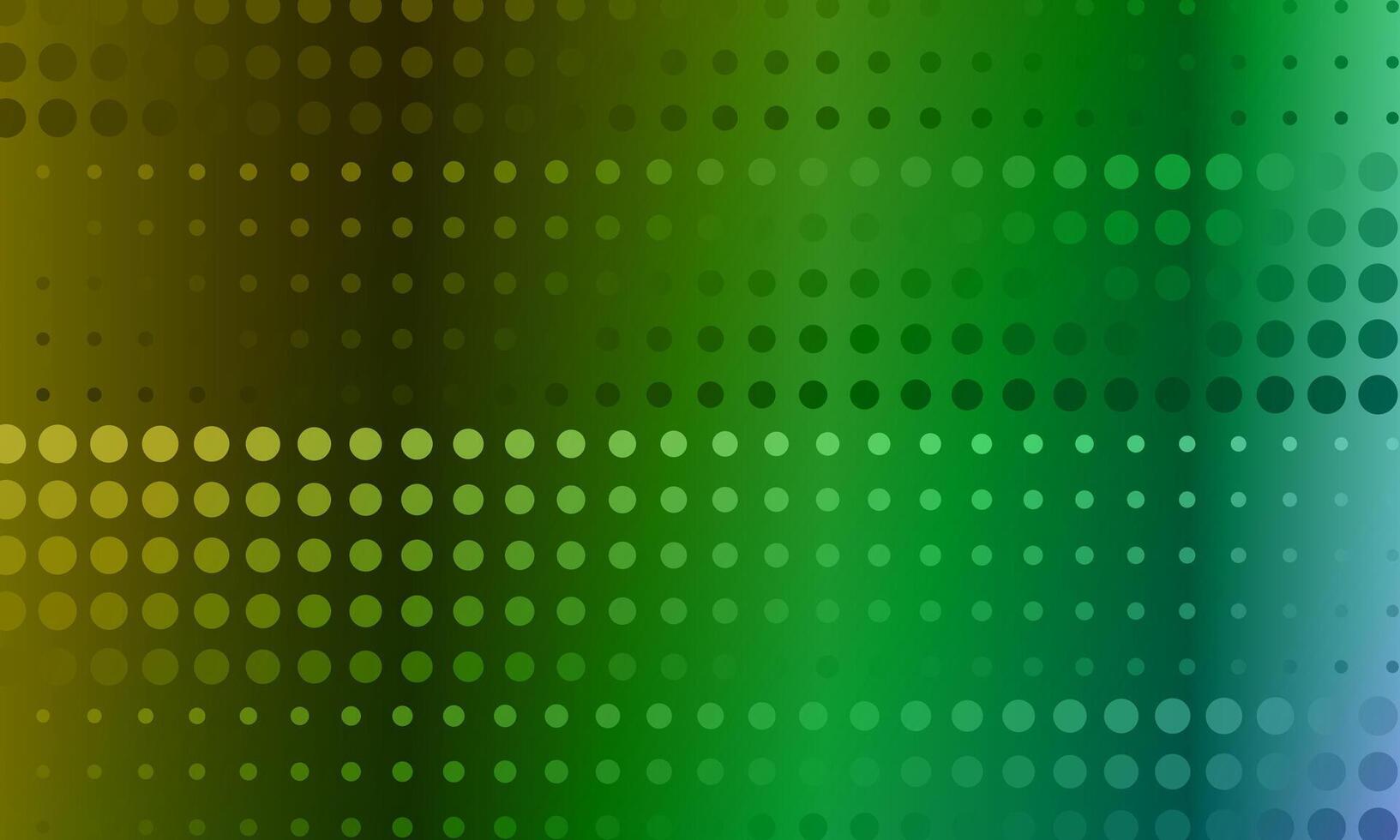 color dots on gradient green background. halftone gradient color. vector
