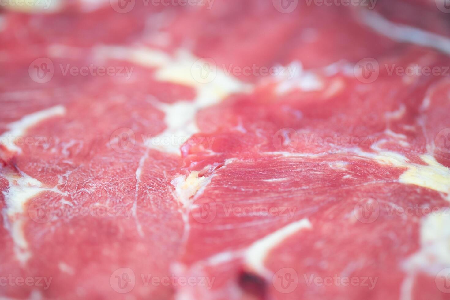 Slice of beef close up texture photo
