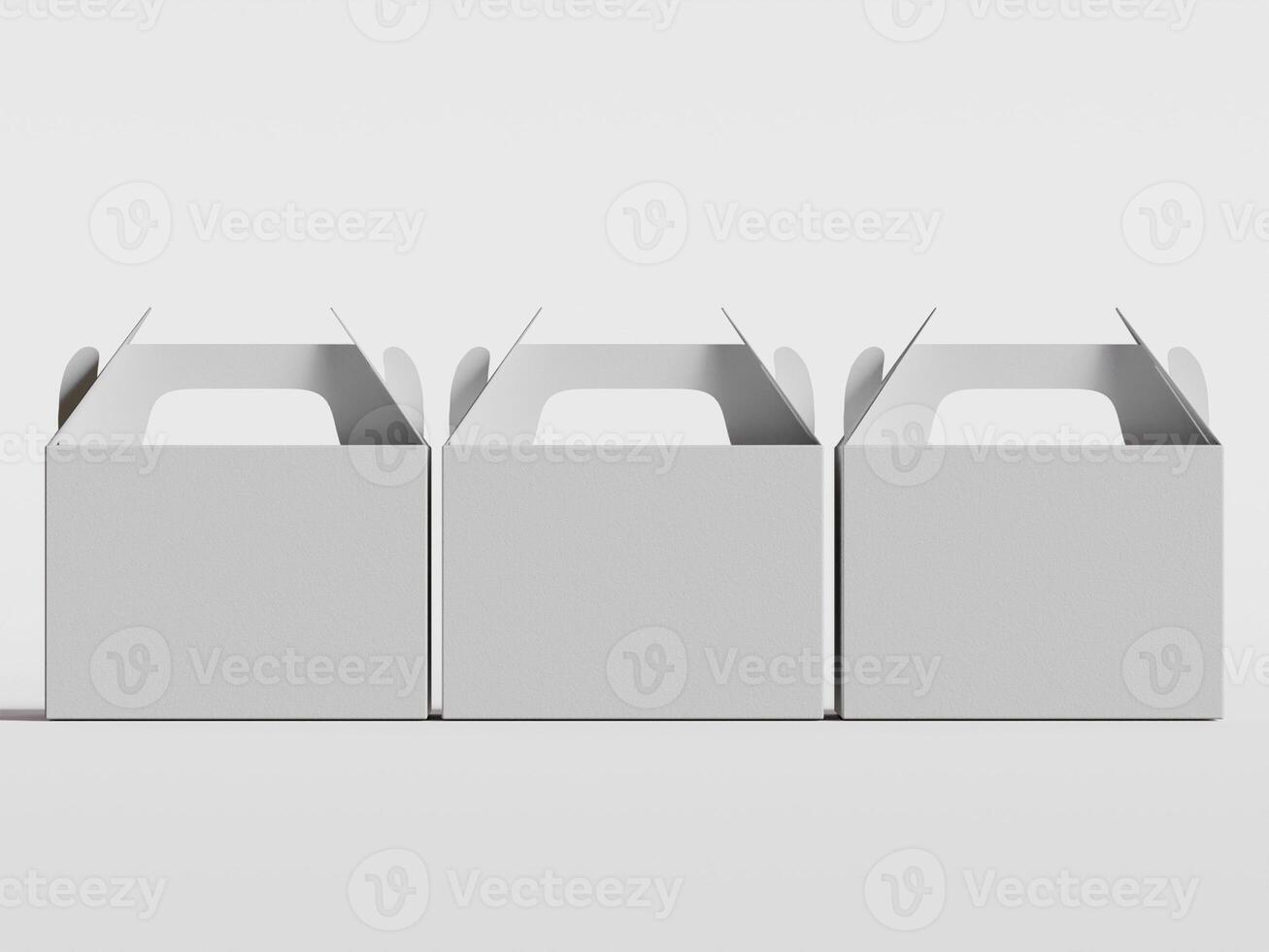 Cartoon cardboard boxes. Carton delivery boxes, open and closed shipping package with fragile signs, parcel delivery boxes photo
