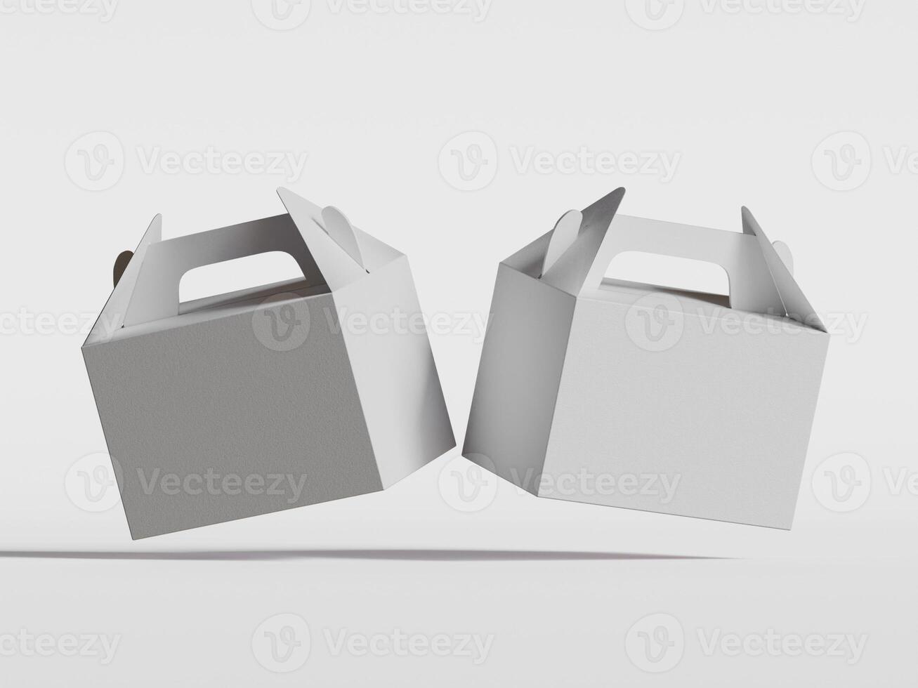 Cartoon cardboard boxes. Carton delivery boxes, open and closed shipping package with fragile signs, parcel delivery boxes photo