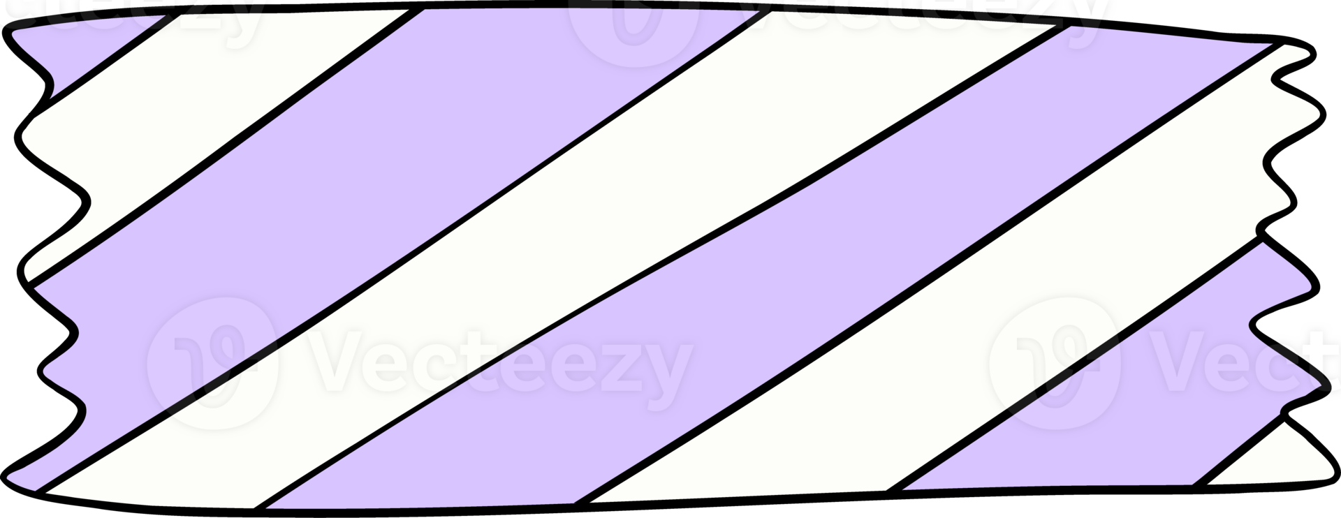 Pastel school supplies washi tape png