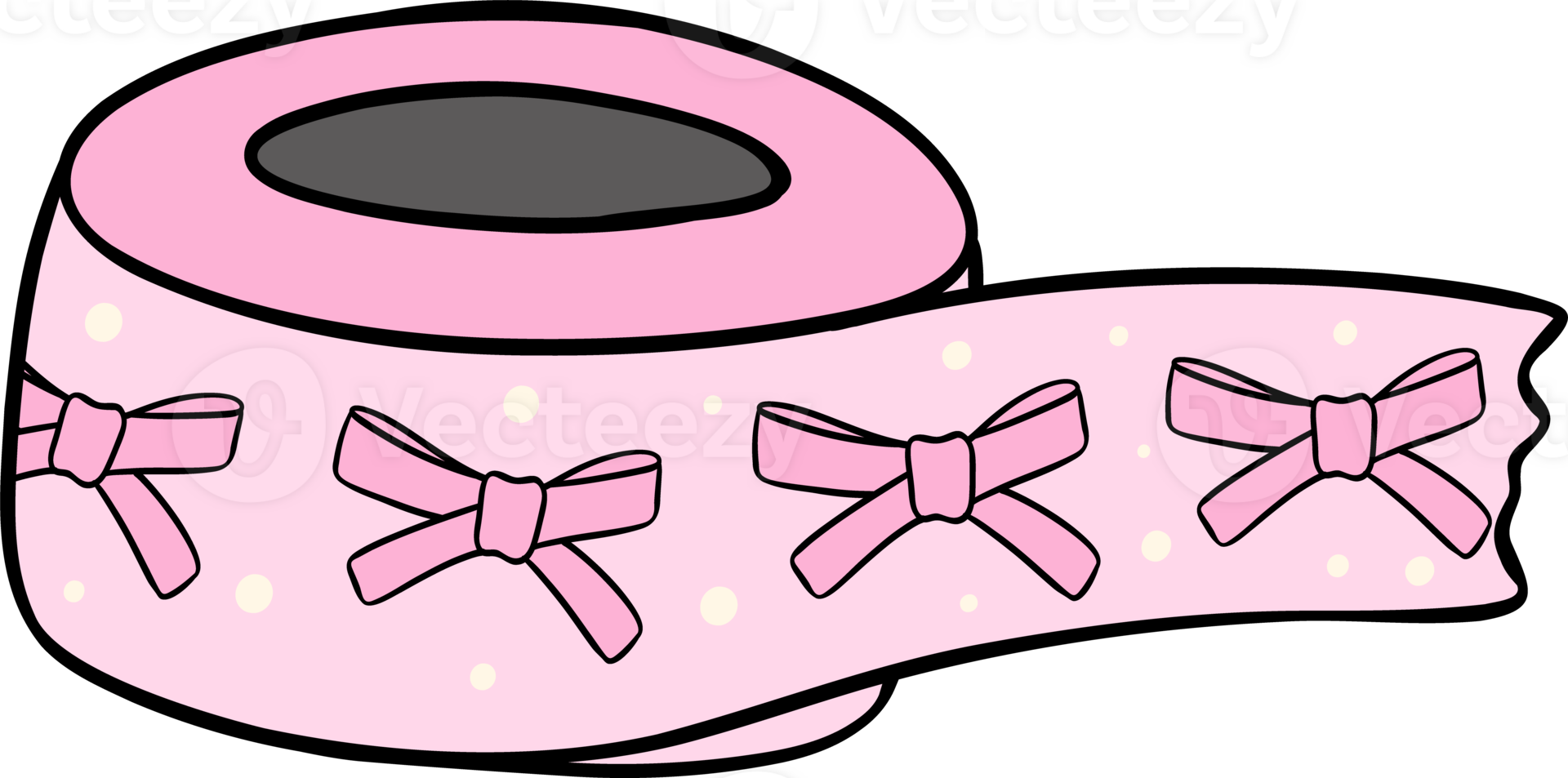 Coquette Girly washi tape school supplies png