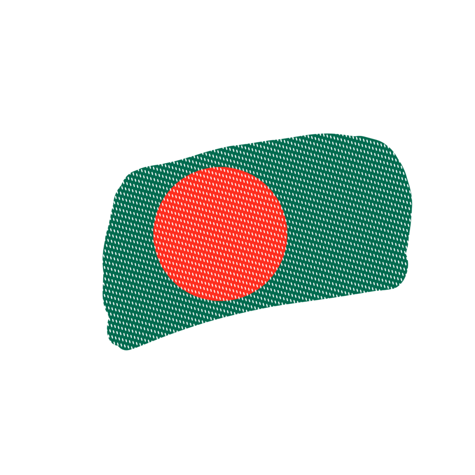 Abstract Brush Bangladesh Flag png