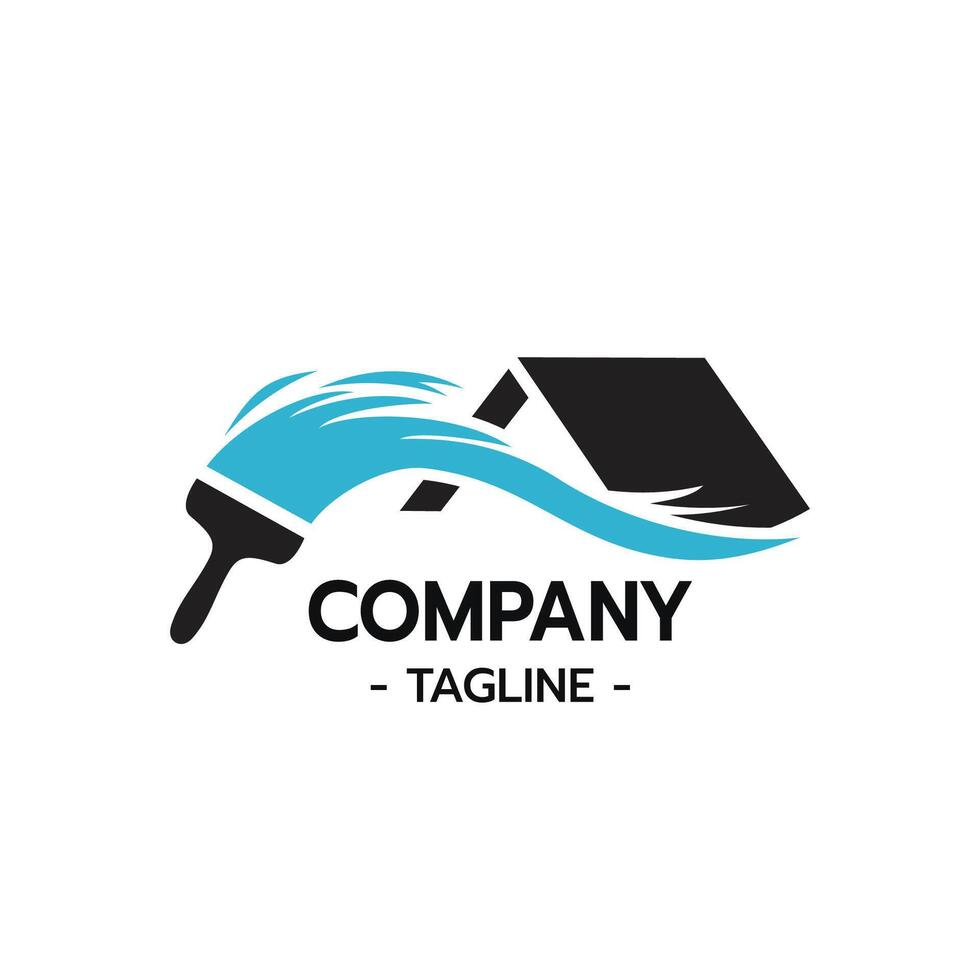 Painter service Logo icon isolated design template on white background illustration vector