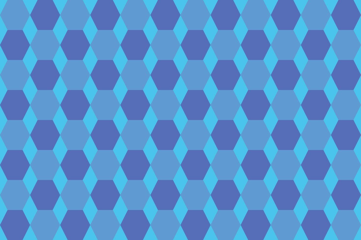 Geometric Pattern - Geometric Background - Abstract Background - Hexagon - Blue - Use in Print and Electronic Media, Packaging, Poster, Banner, Ad, Wall Art, Wallpaper, Apparel and Web Design vector