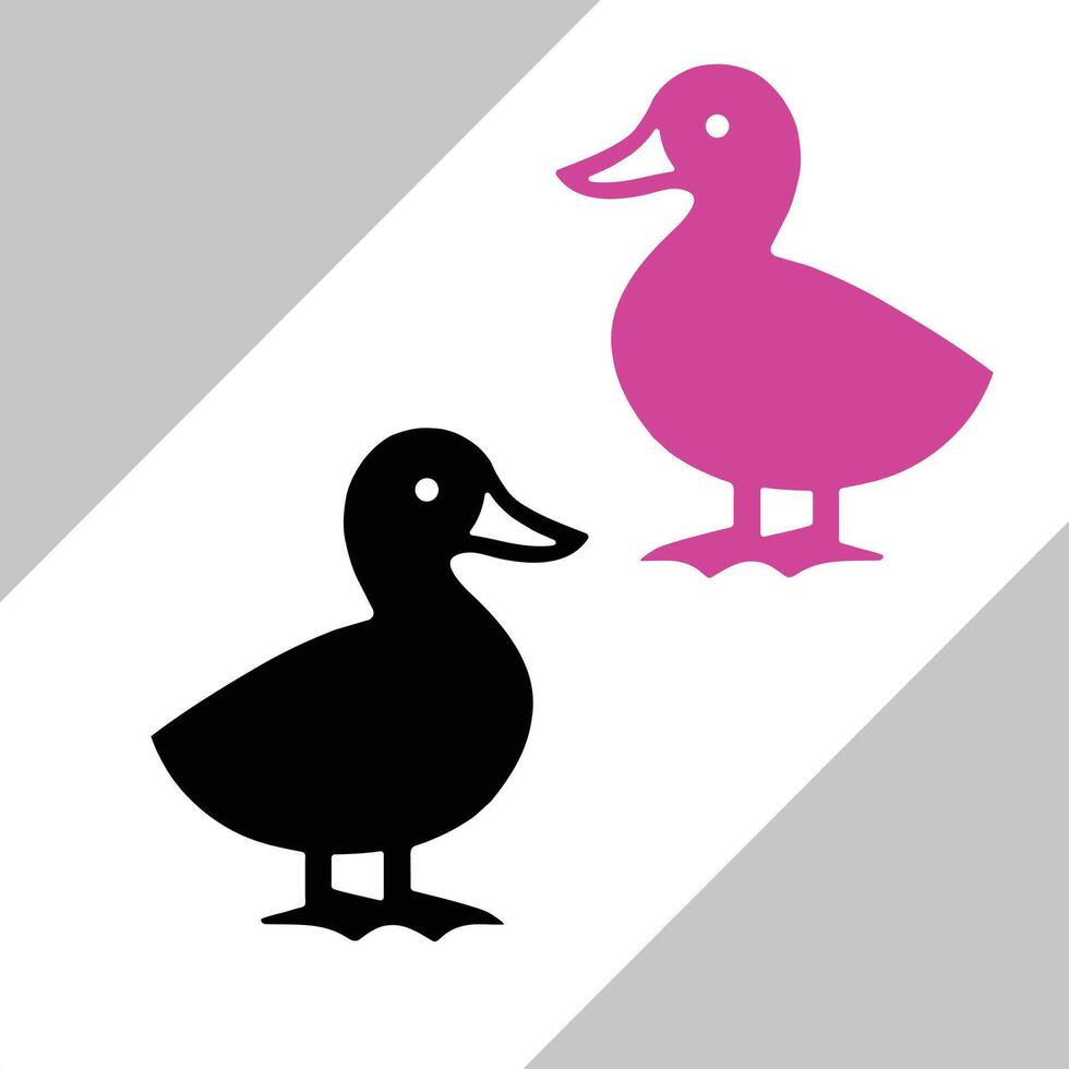 duck template design vector