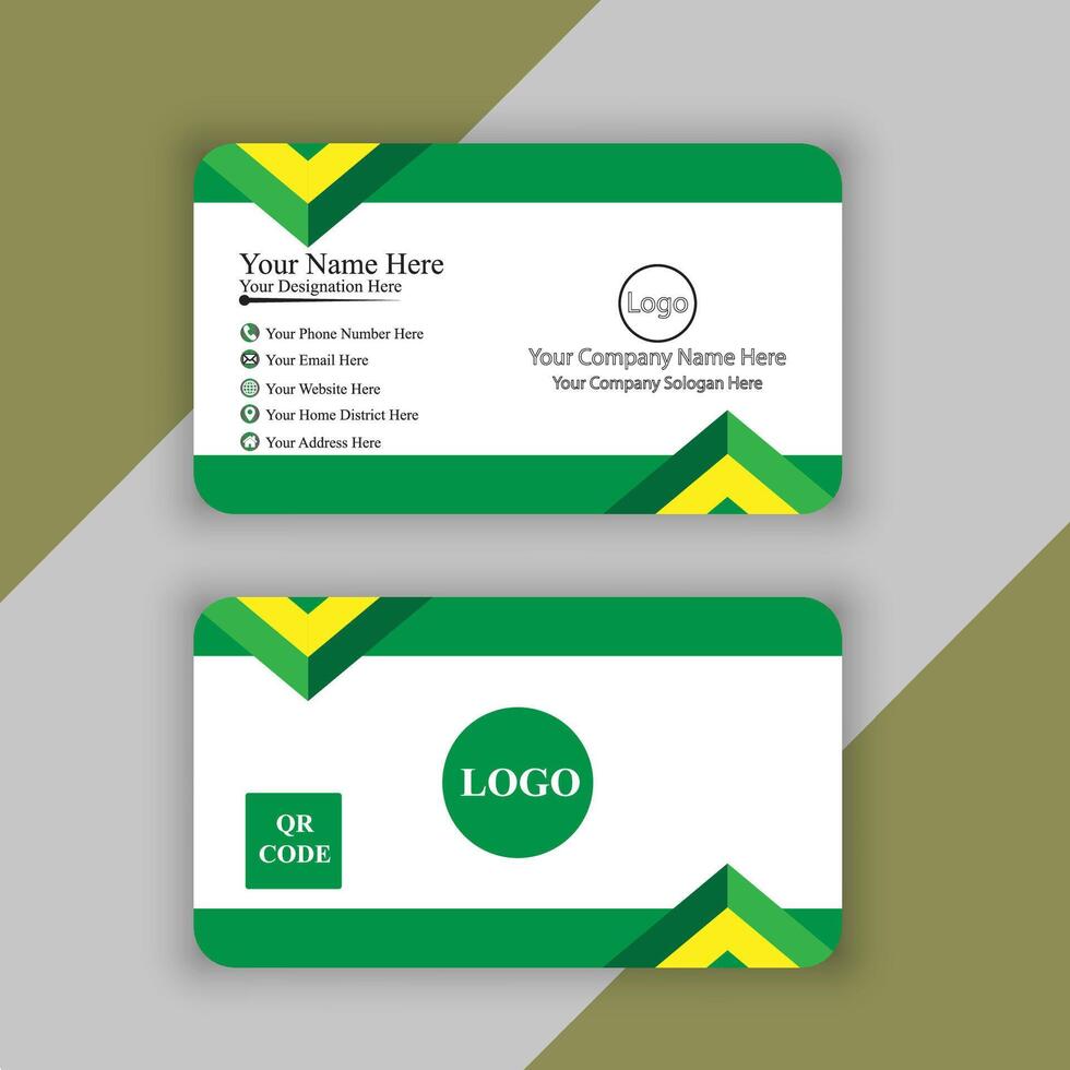 Creative Visiting Card Design vector