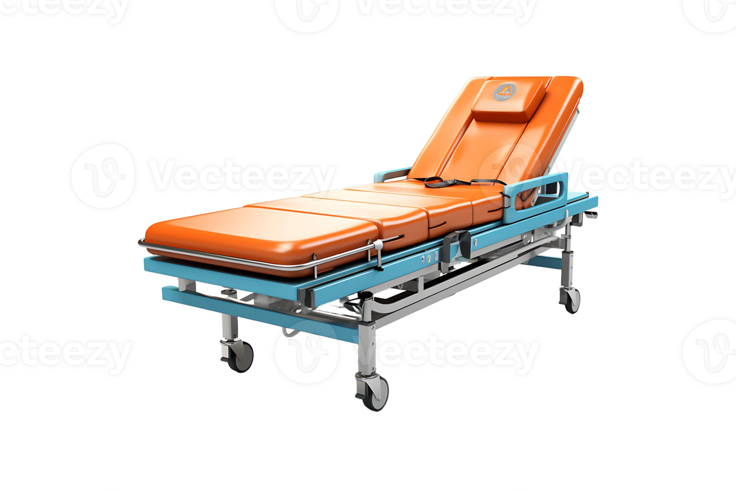 Single Fold Stretcher isolated on transparent background. png
