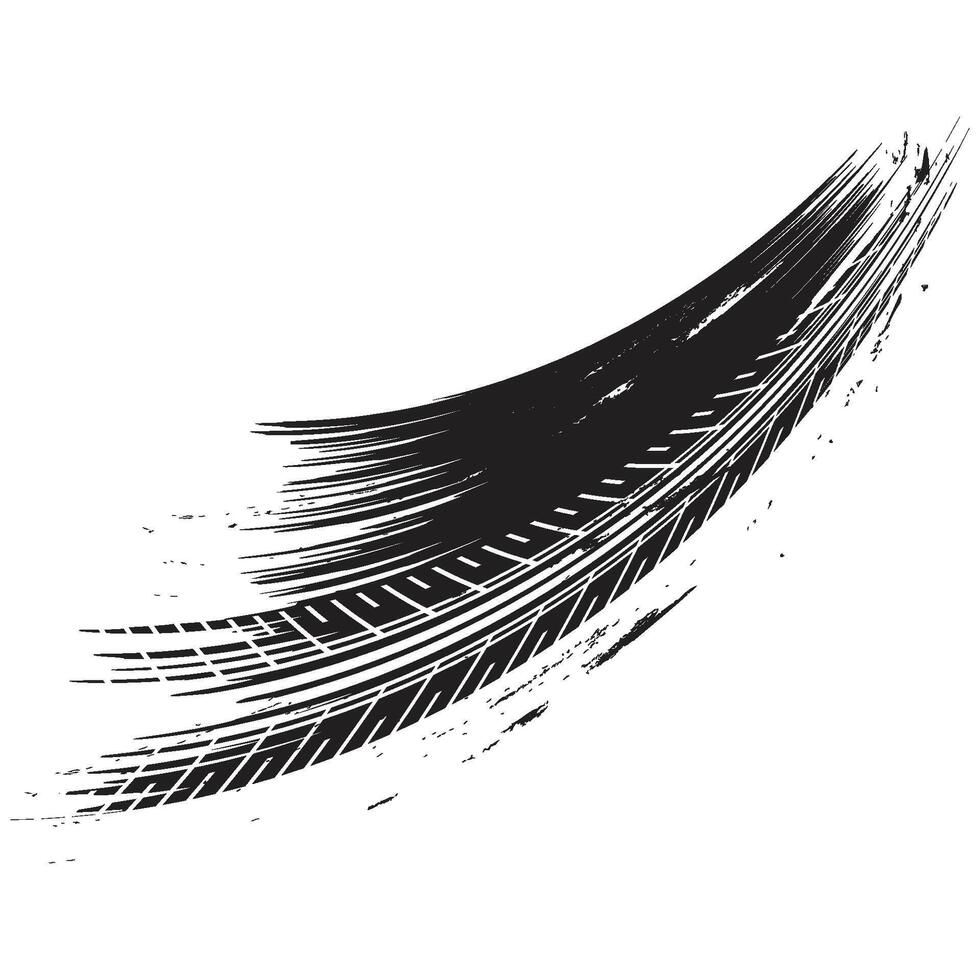 Grunge tire tracks. Texture car, motorcycle dirty wheels vector