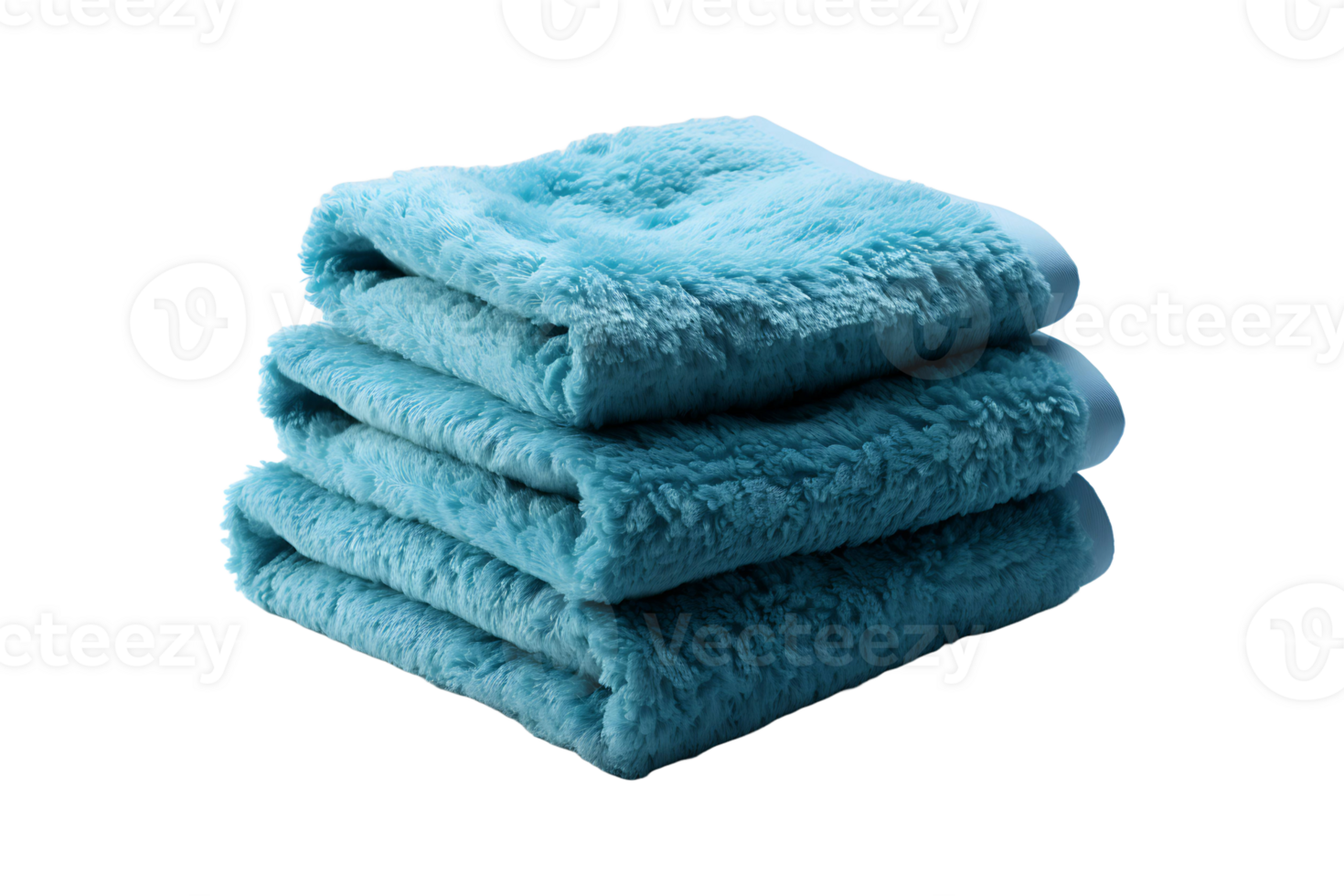 Sheared Towel isolated on transparent background. png