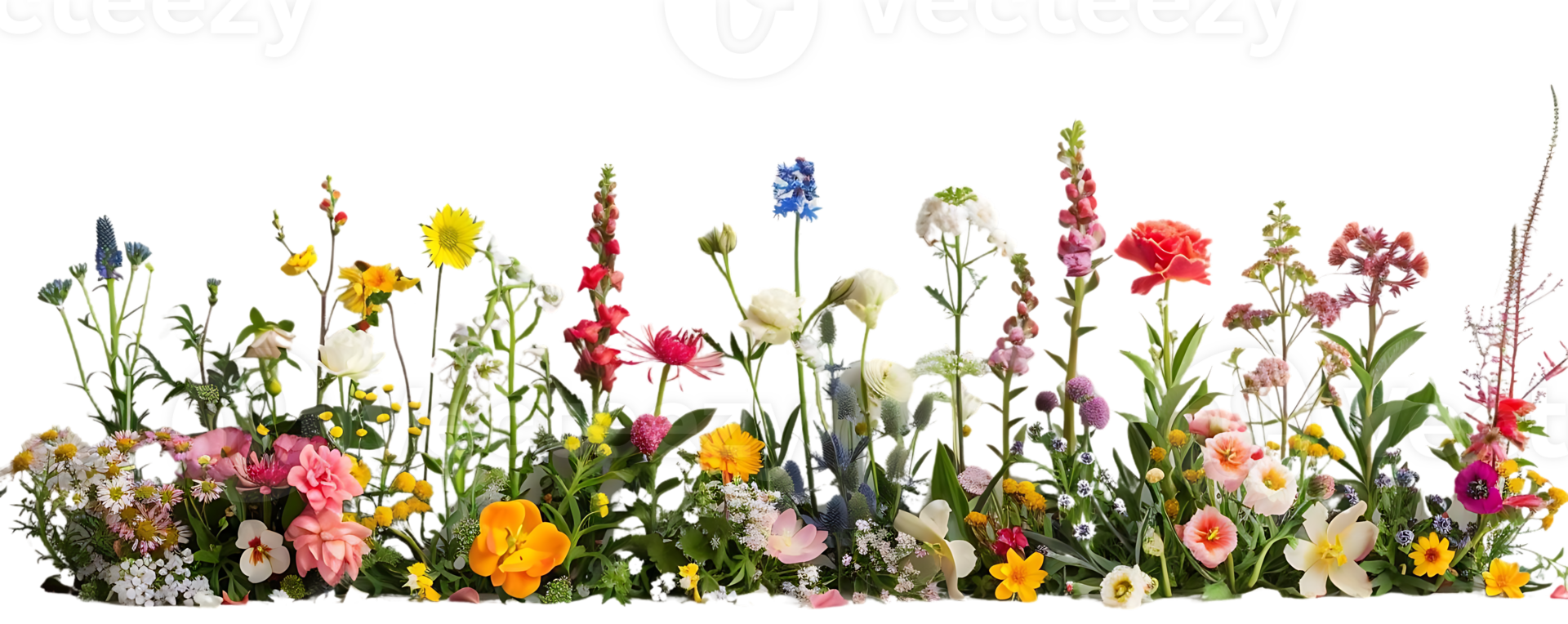 Vibrant Blooms with a Transparent Background png