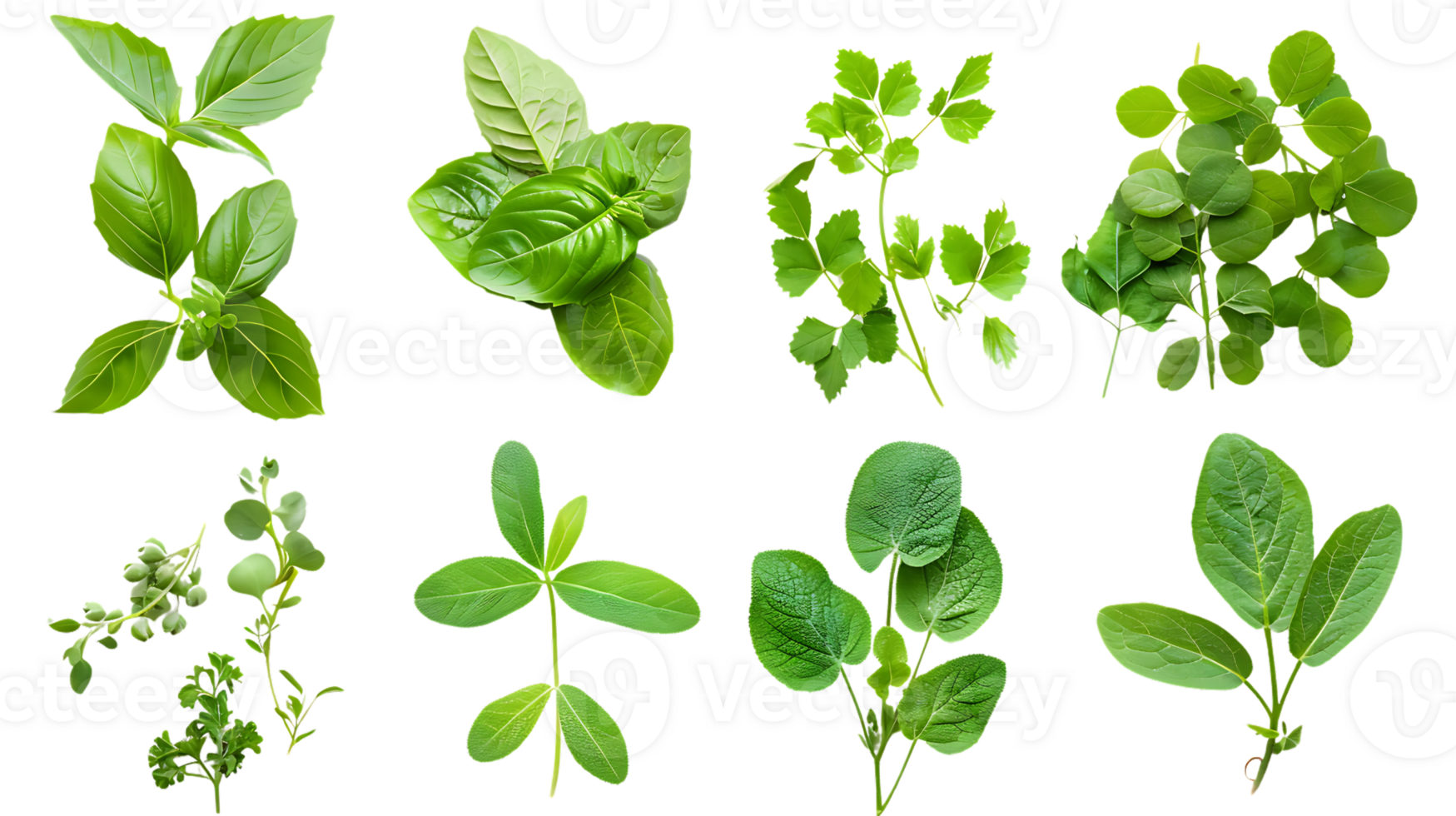 Fresco verde hierbas aislado en transparente fondo, ideal para culinario y diseño aplicaciones png