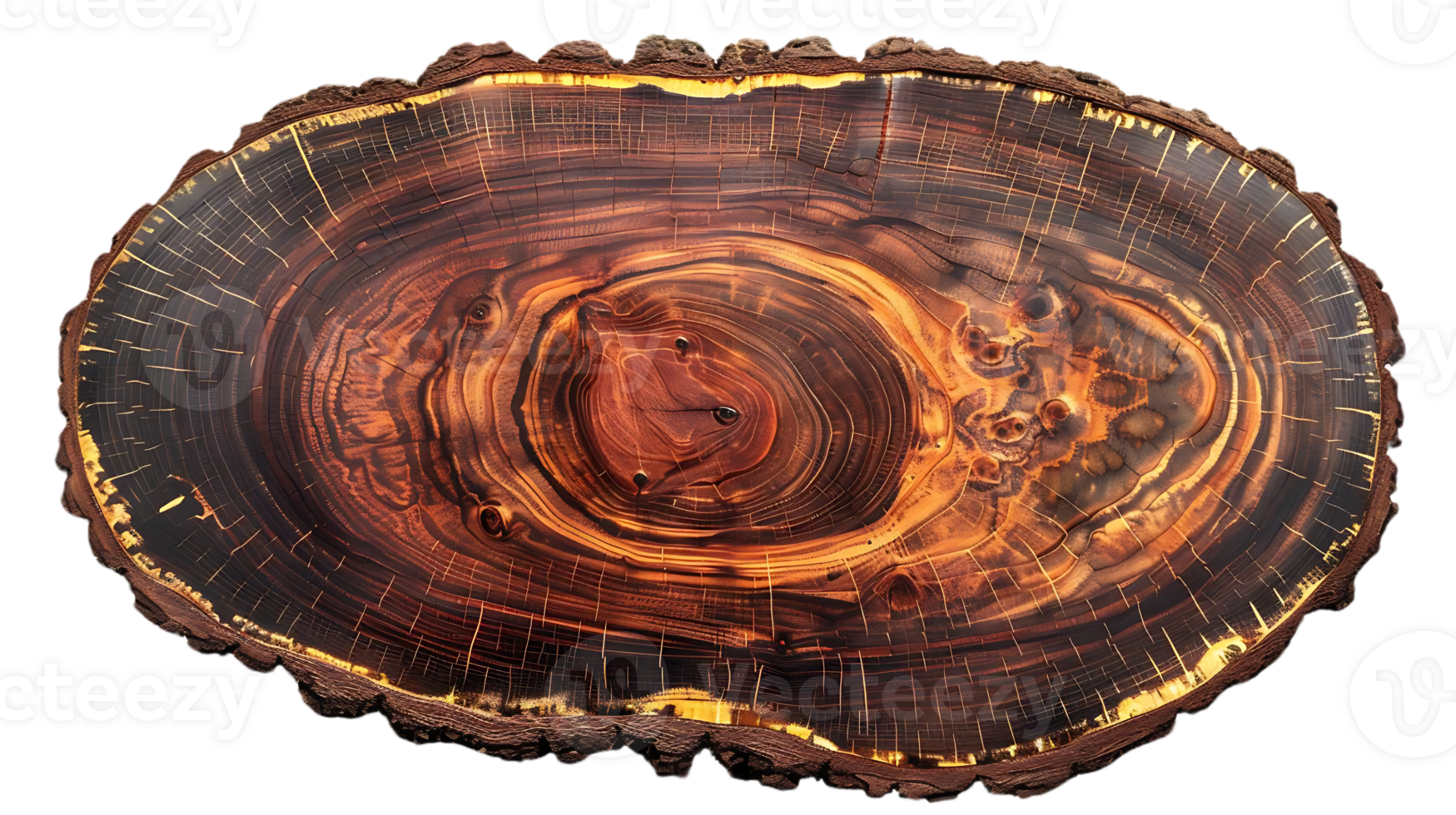 Intricate Wood Grain Patterns with a Transparent Background png