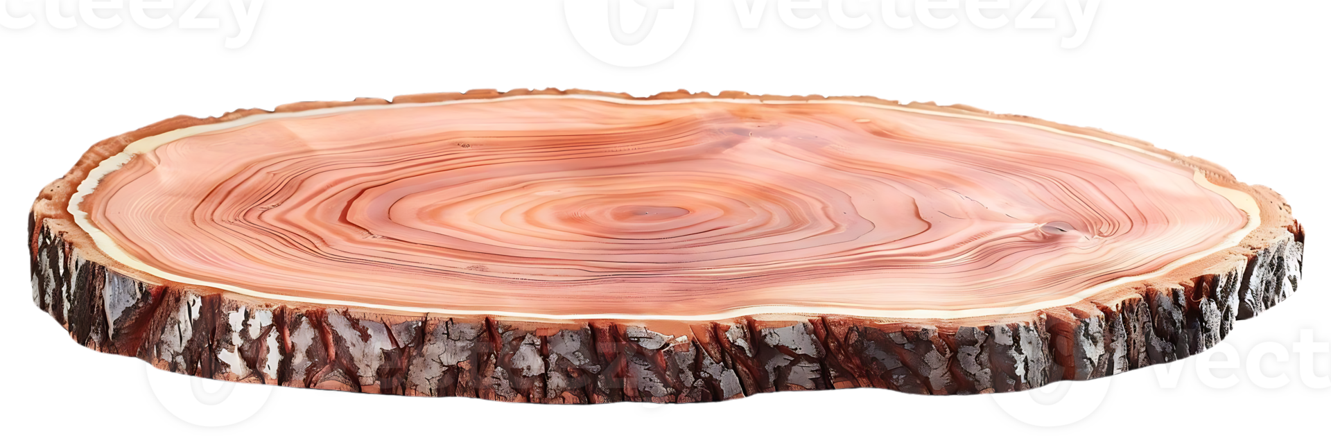 Natural Wood Slice with Transparent Background, Perfect for Crafting and Decor png