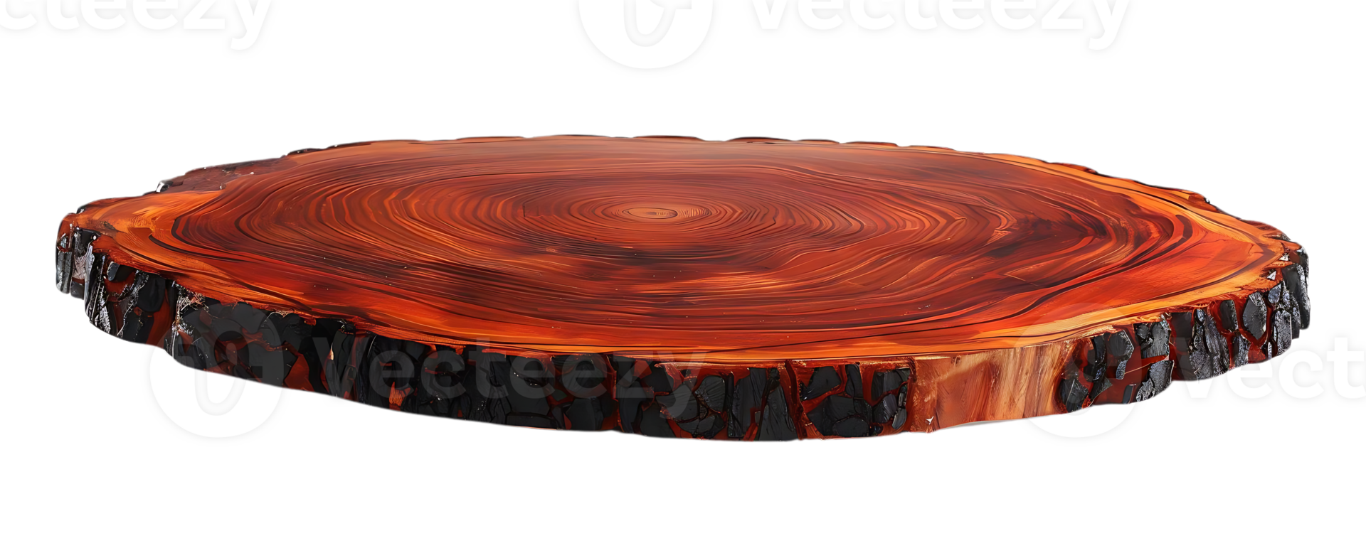 deslumbrante viver Beira madeira laje com uma transparente fundo - perfeito para rústico decoração e único tampos de mesa png