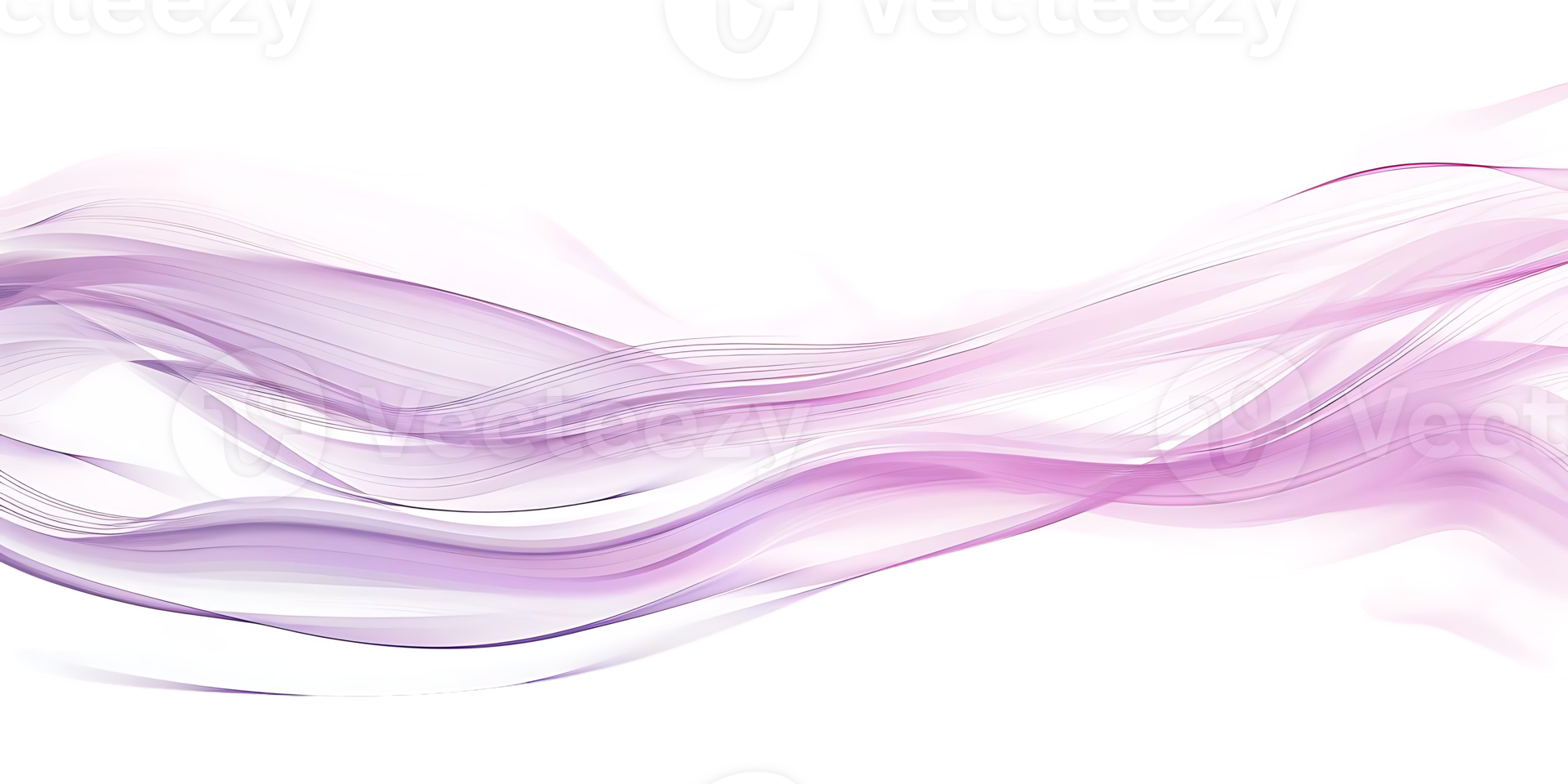 Purple Abstract Wave Design With Transparent Background png