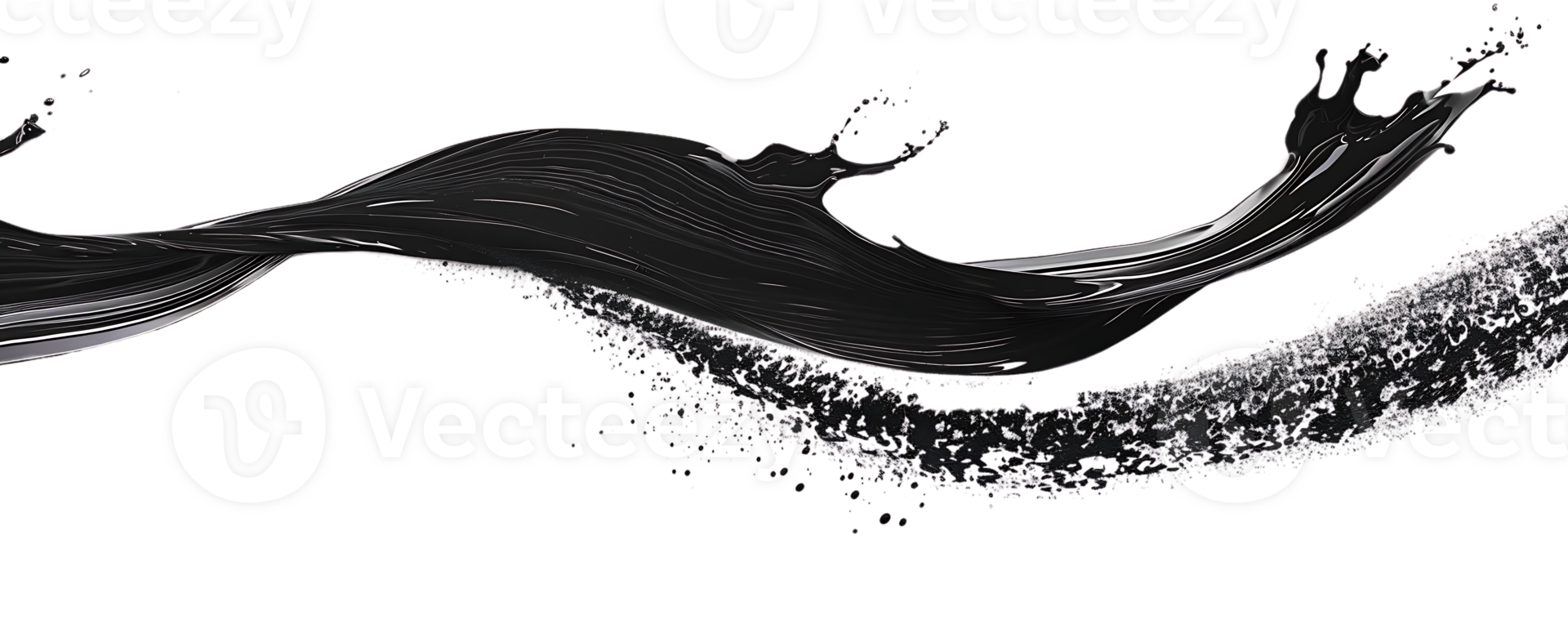 Liquid Splashing with a Transparent Background, Creating a Dynamic and Modern Design png