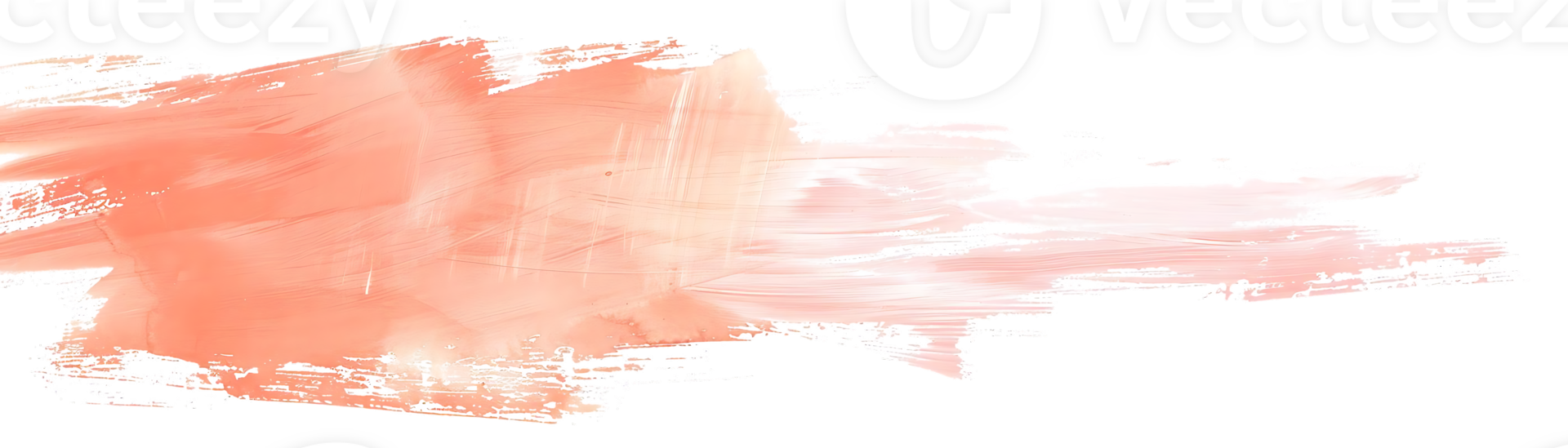 Abstract Pink and Orange Paint Stroke with Transparent Background png