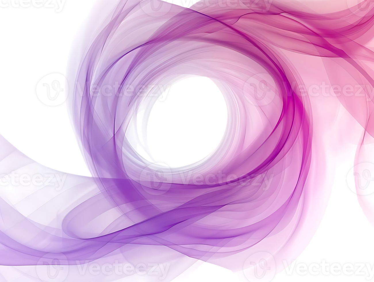 Abstract Purple and White Swirling Design with Transparent Background png